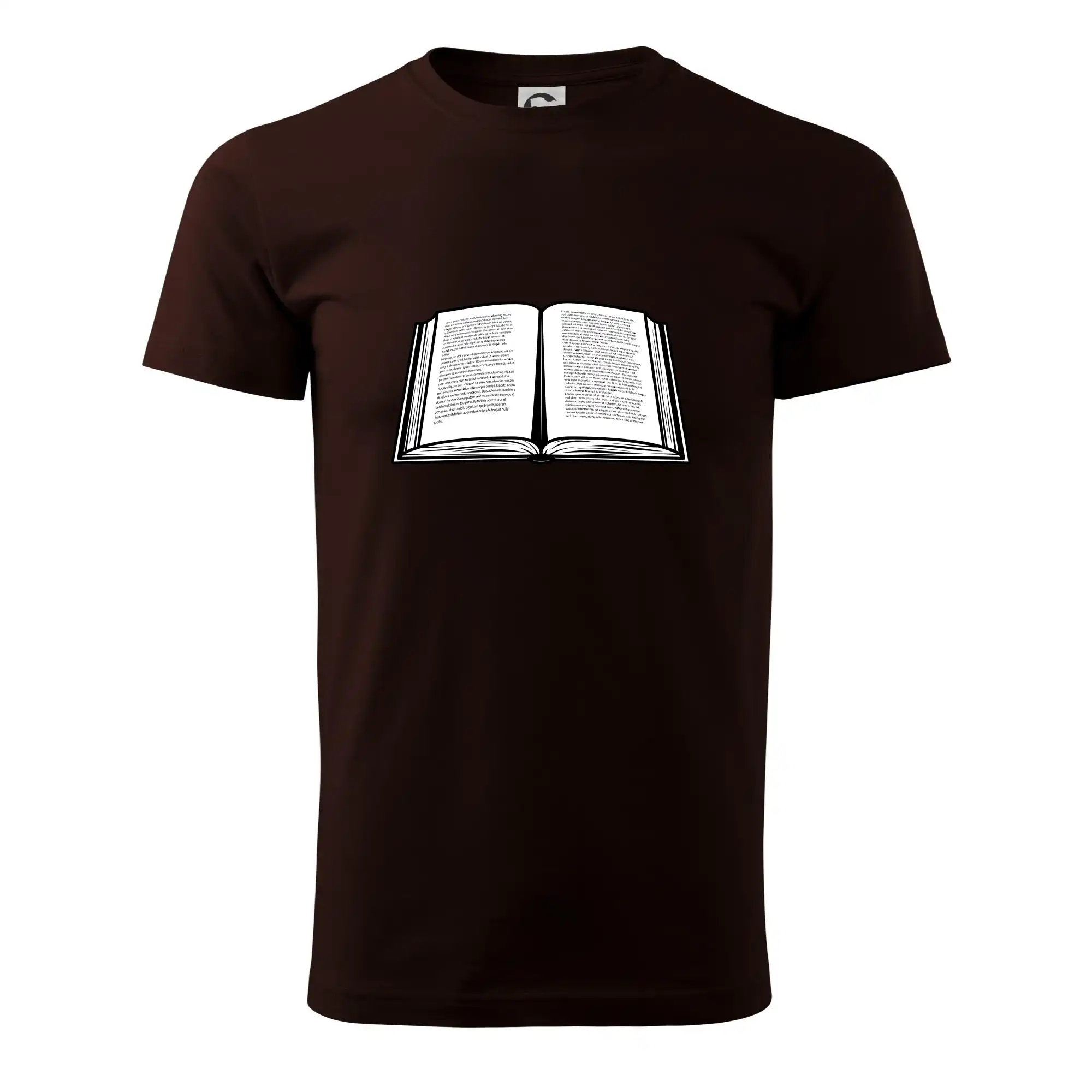 Kniha černobílá otevřená s textem