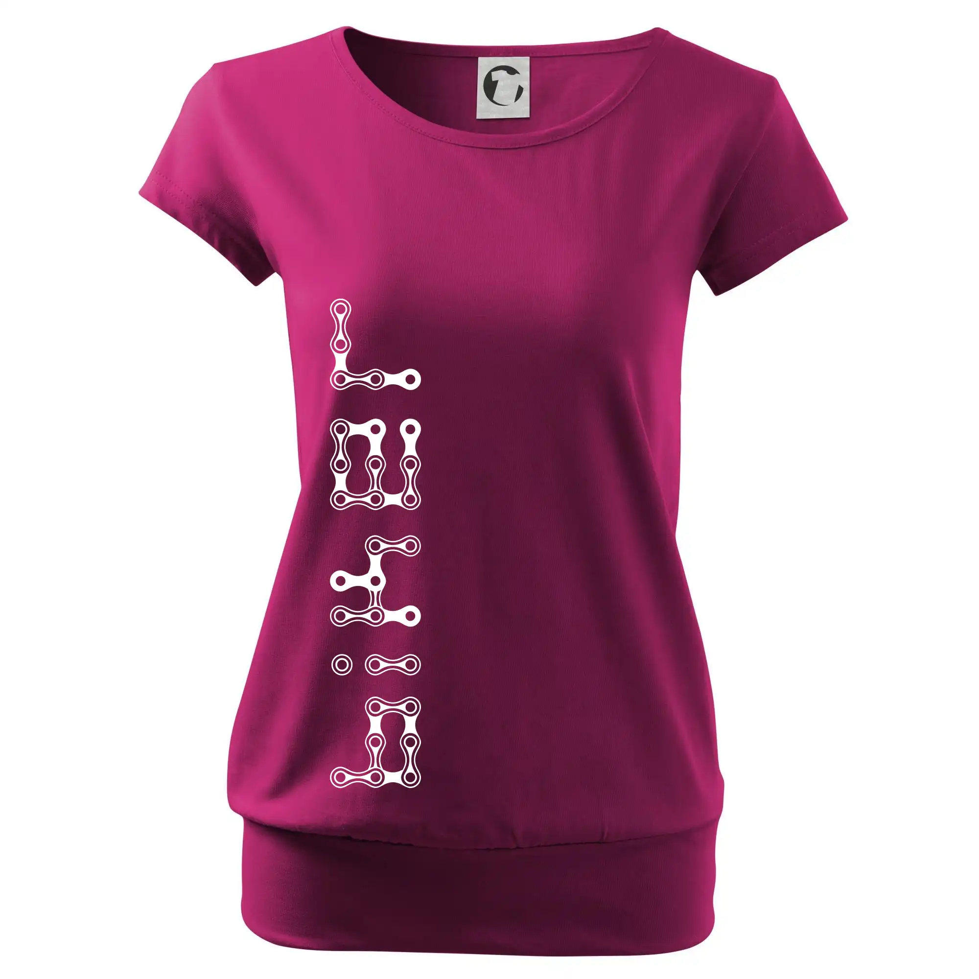 Biker nápis na výšku řetěz