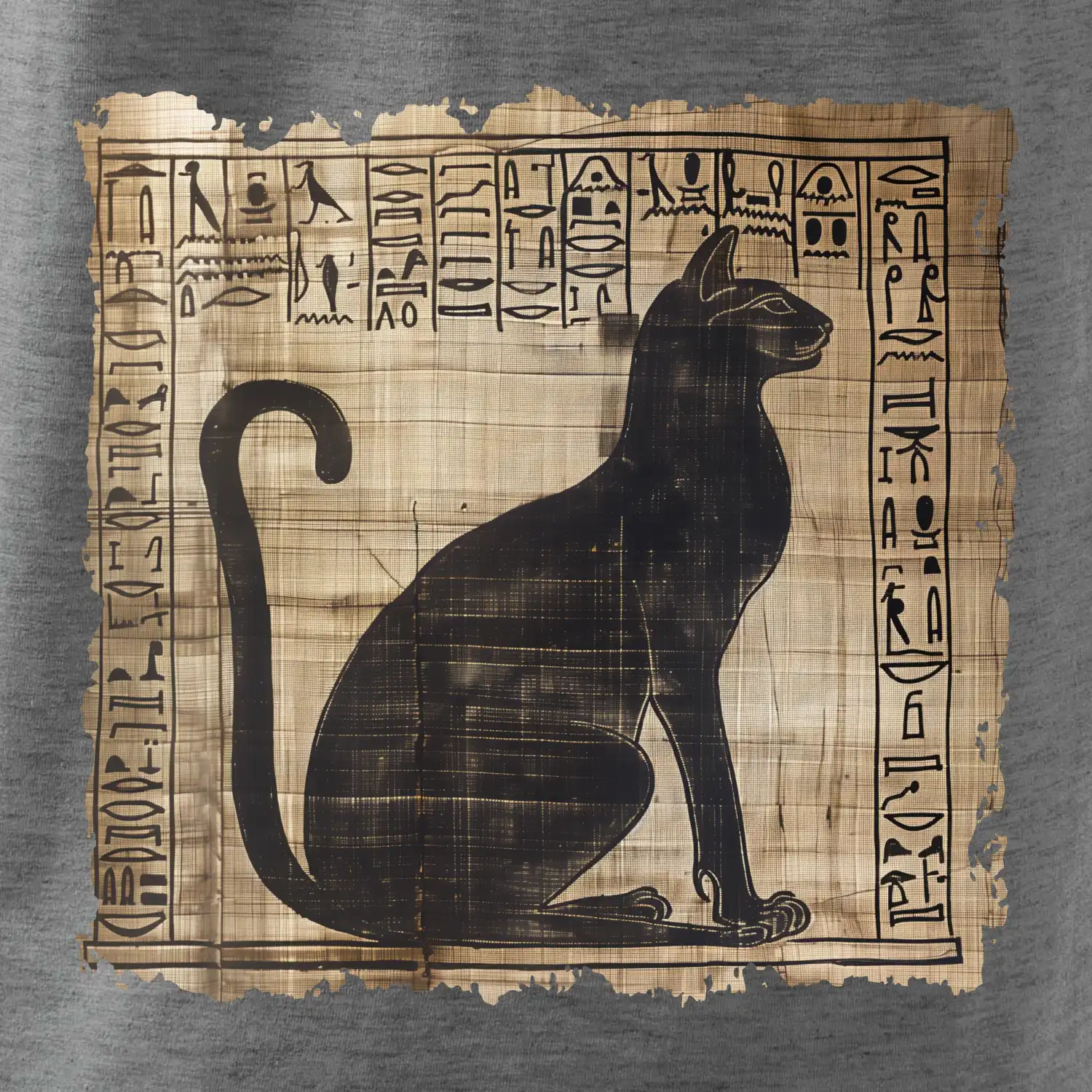 Egyptské hieroglyfy kočka