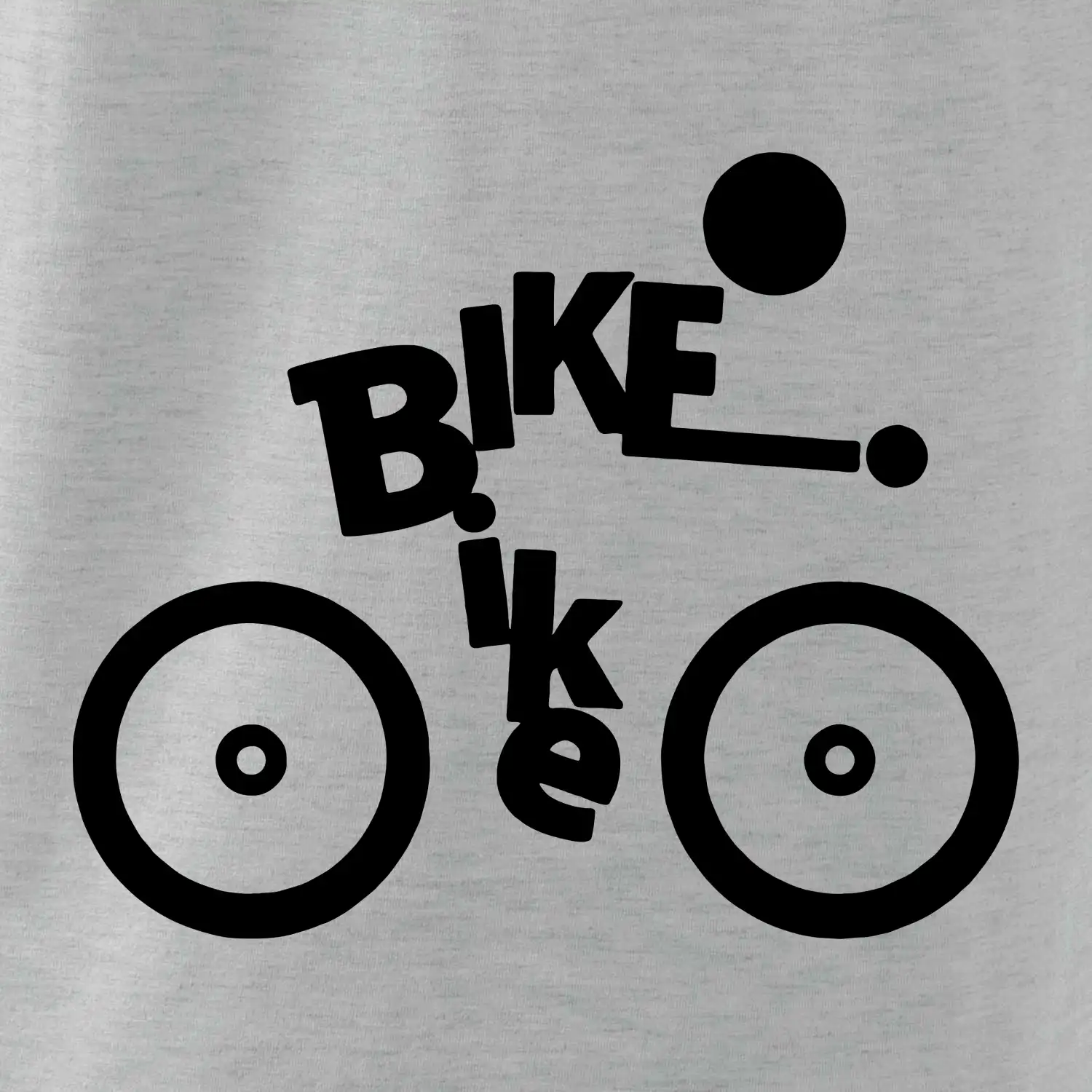 Bike nápis postava