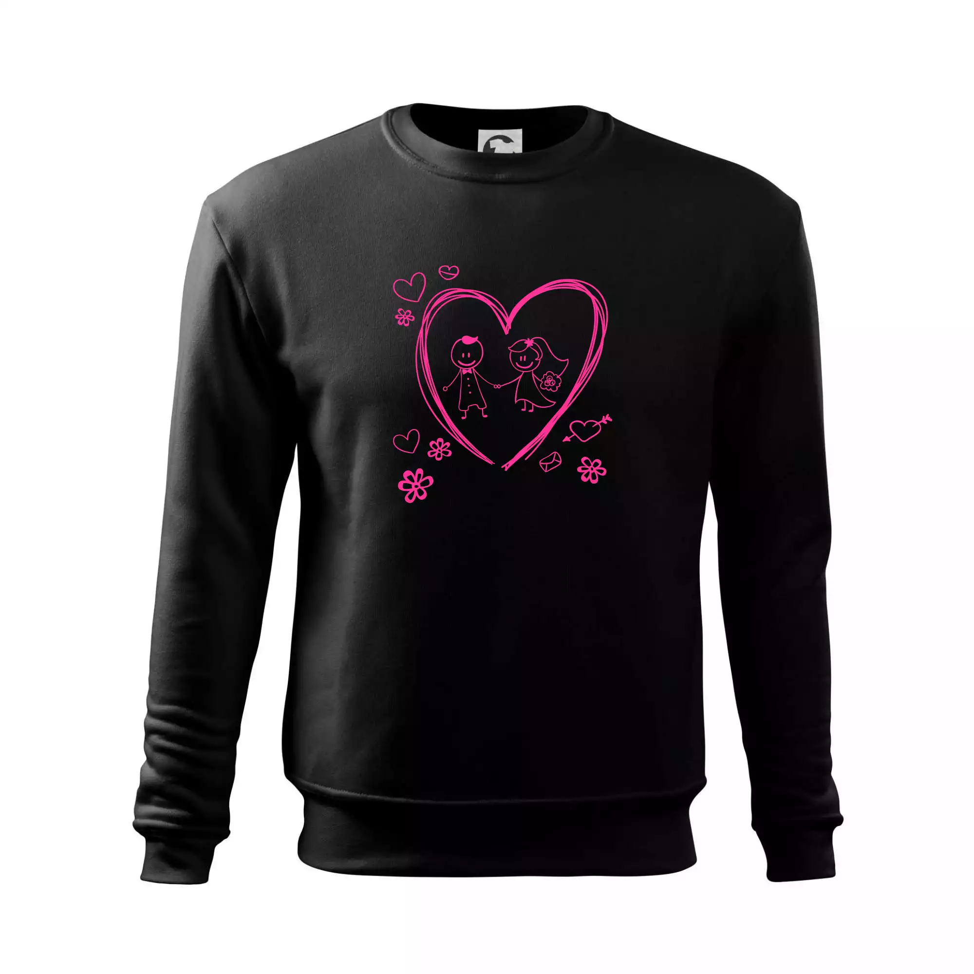 Svatba - kreslené srdce