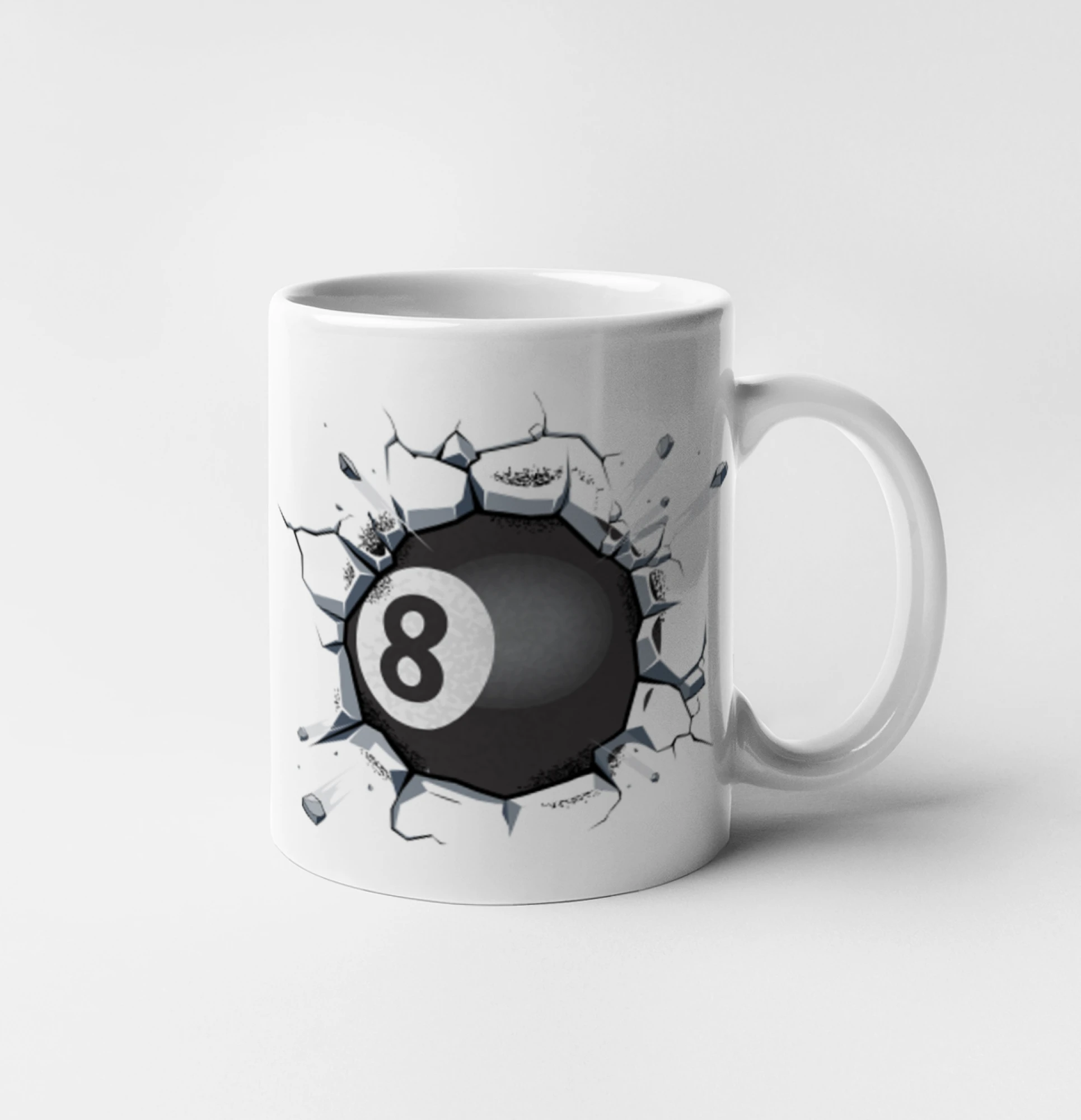 Kulečníková koule v triku