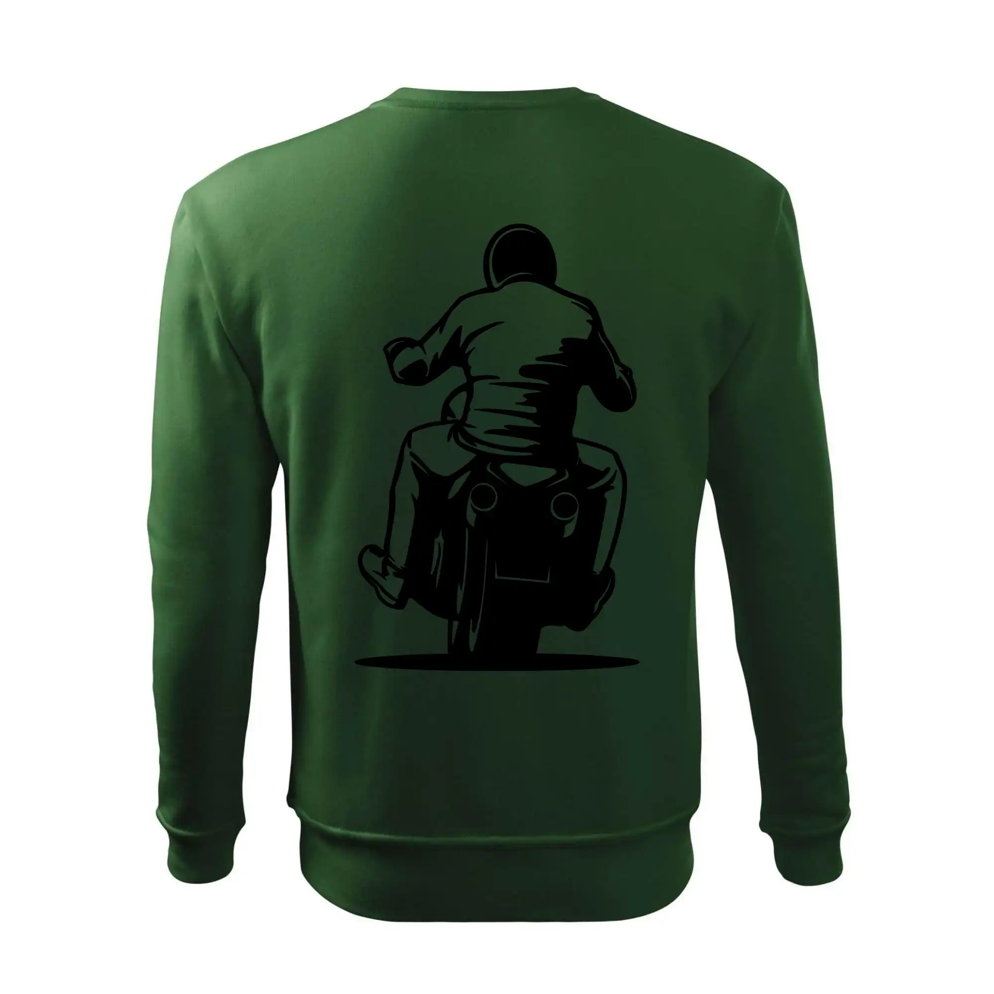 Motorkář na zádech - chopper