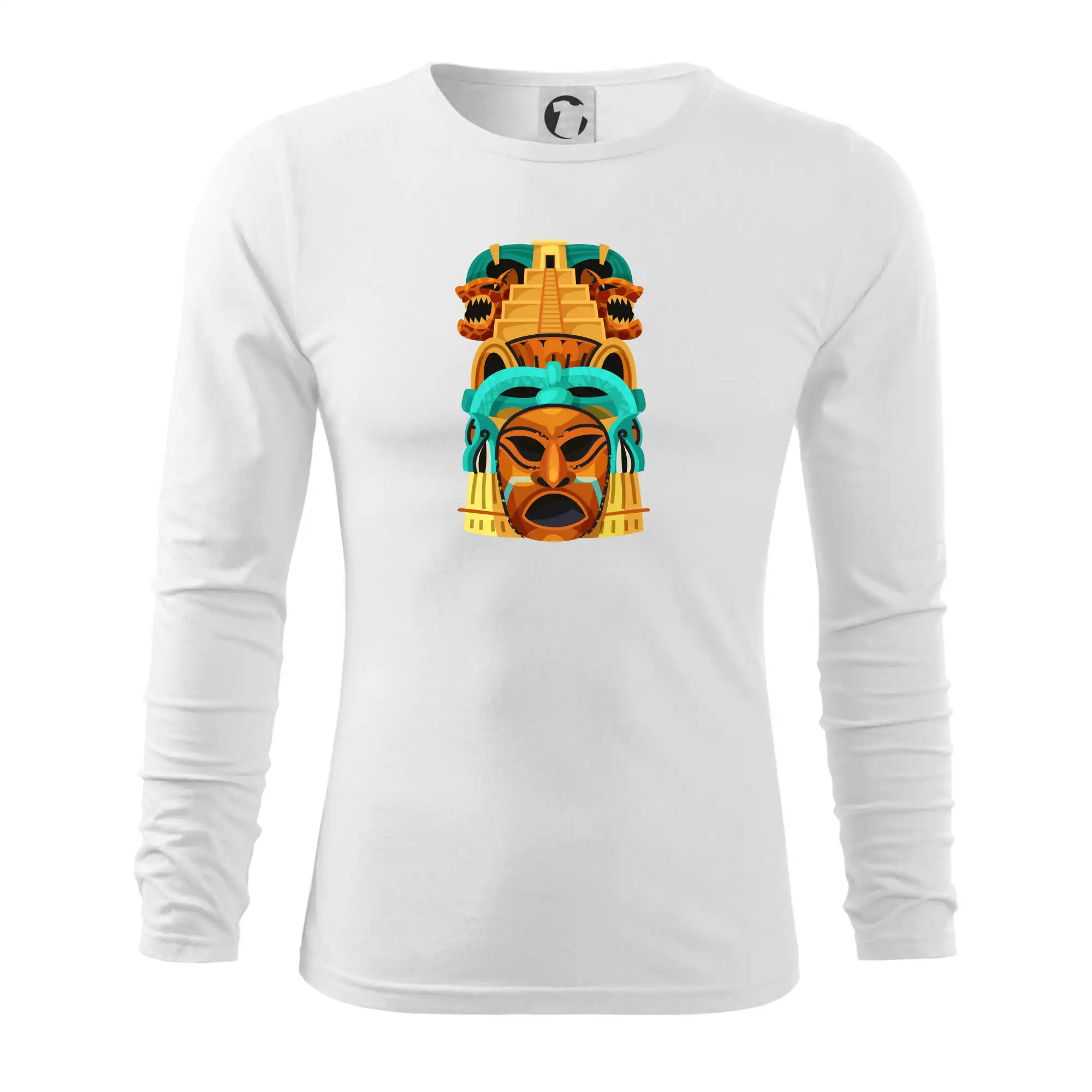 Mayové maska s pyramidou