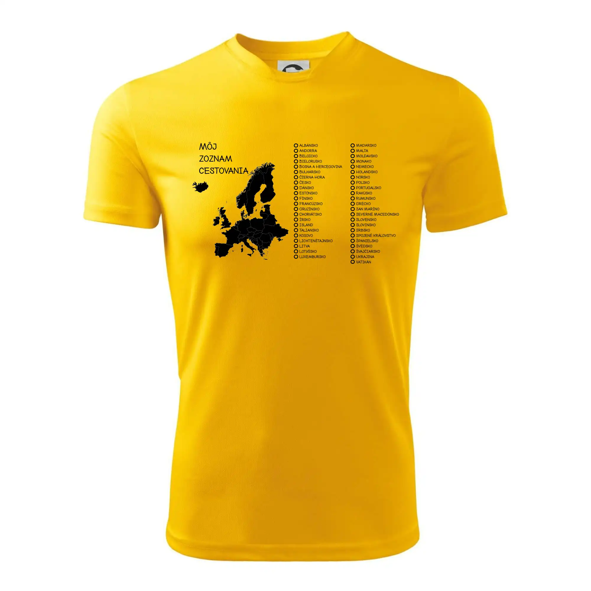 Můj cestovní seznam - Evropa