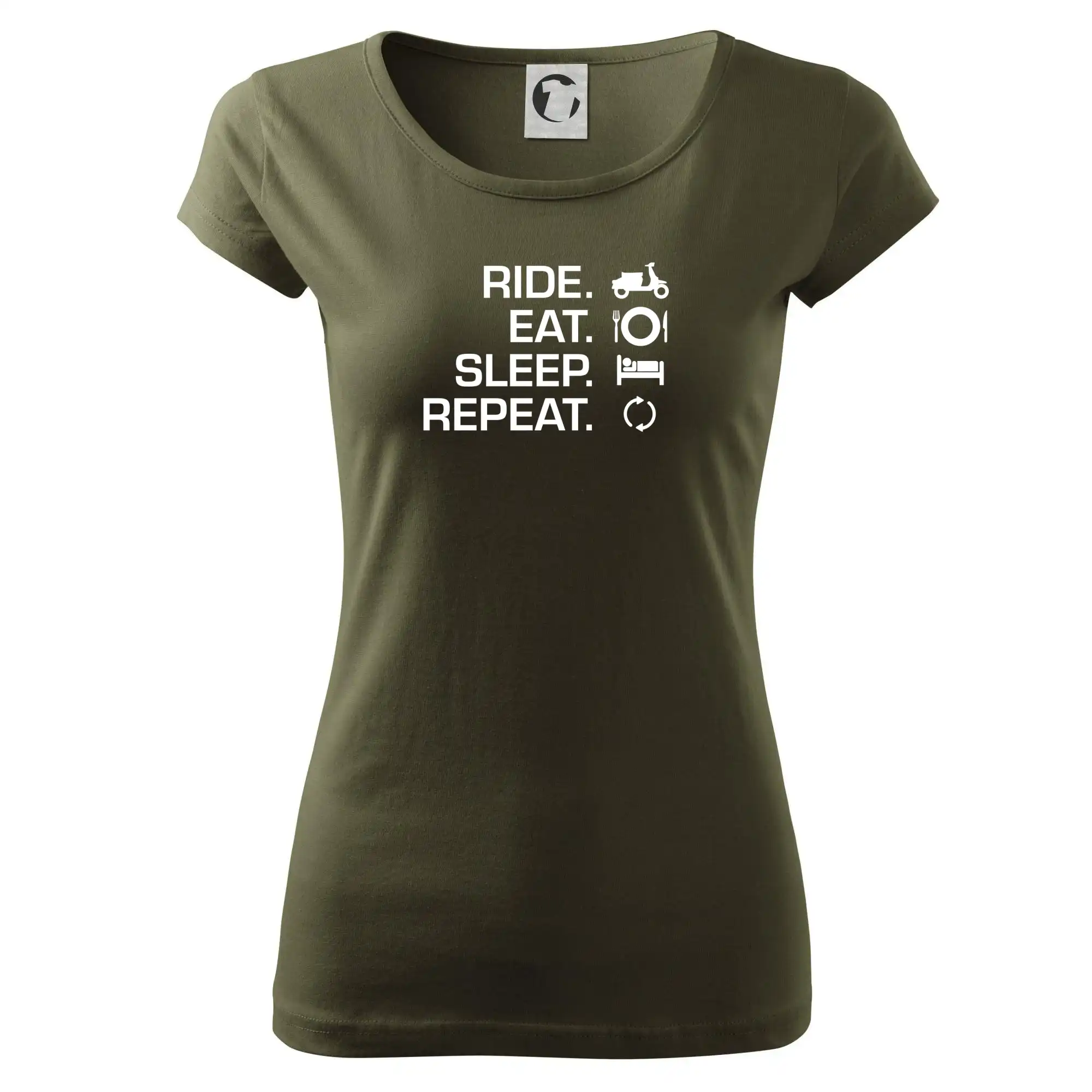 Ride Eat Sleep Repeat moto skútr