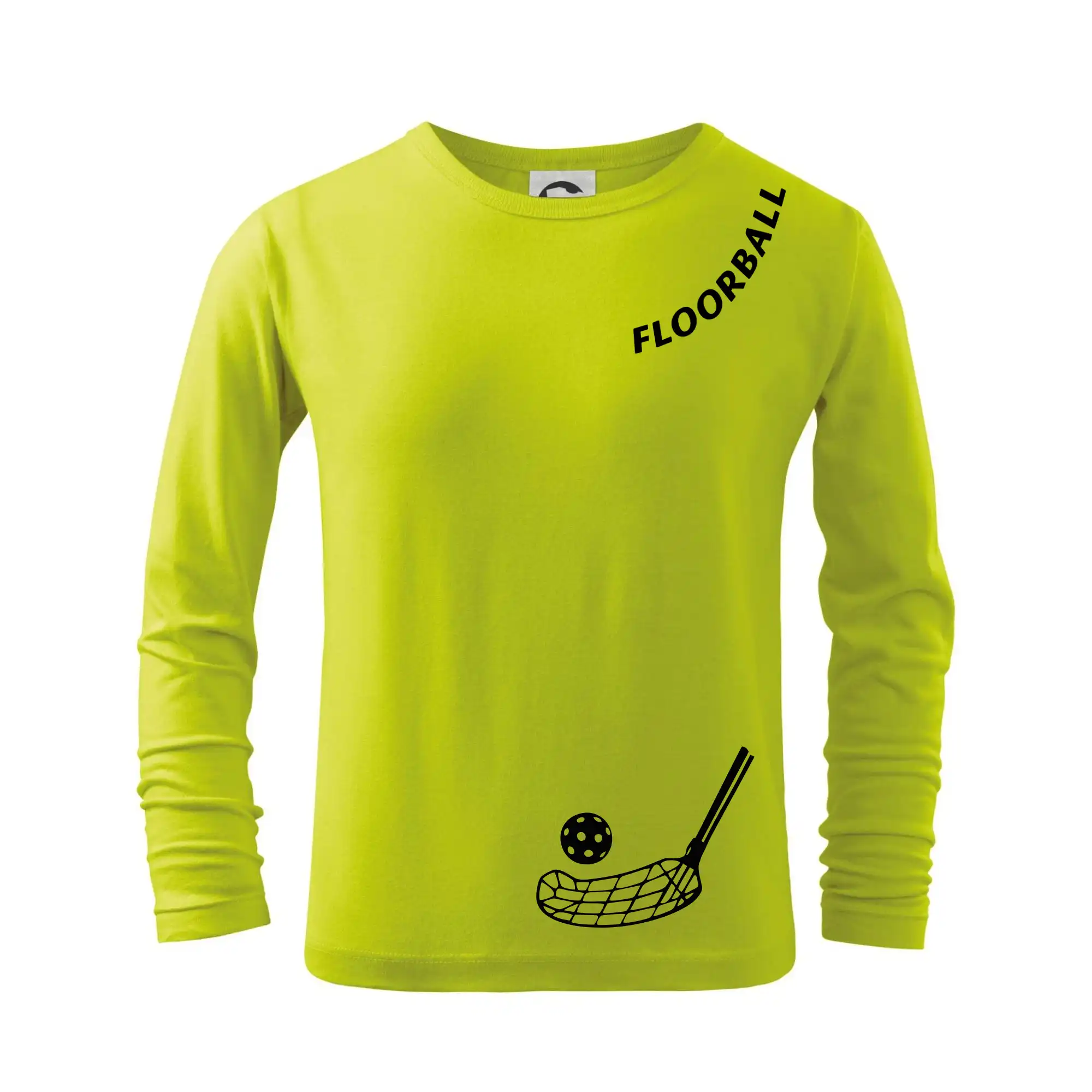 Floorball nápis šikmo