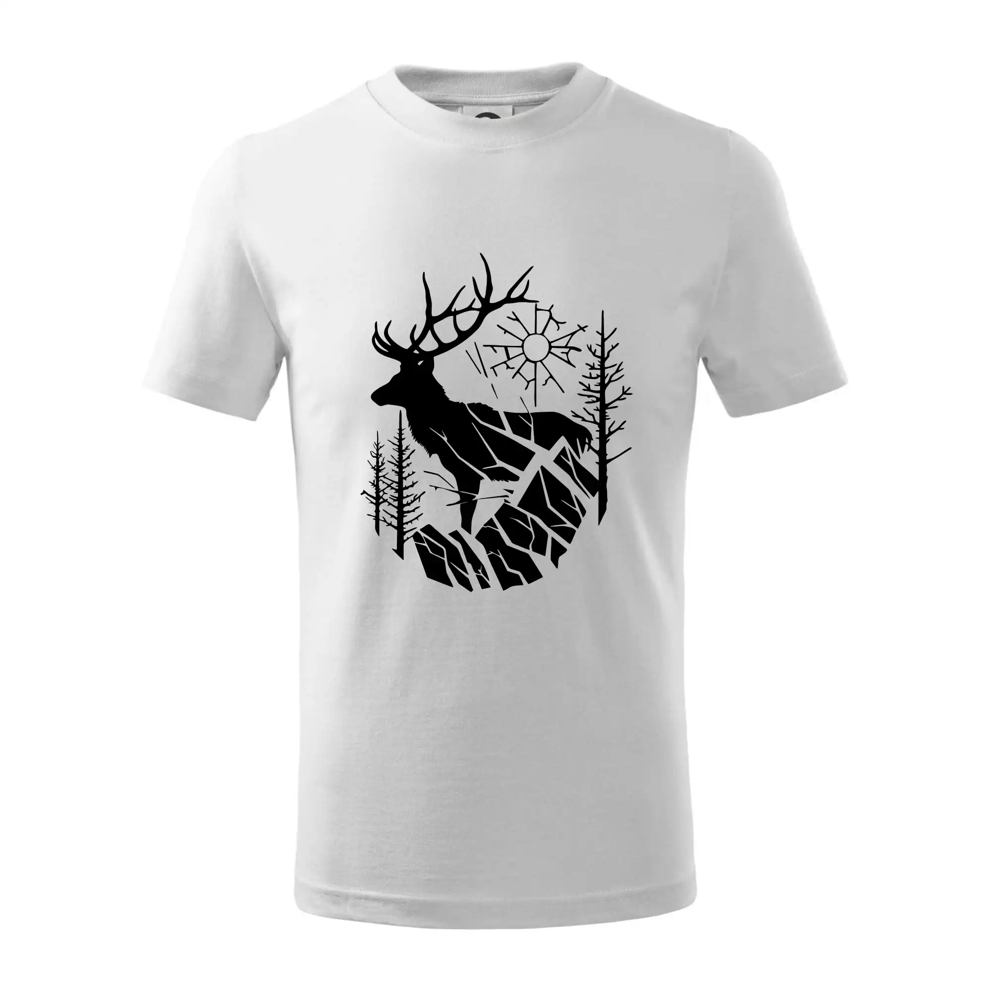 Jelen v lese křivky