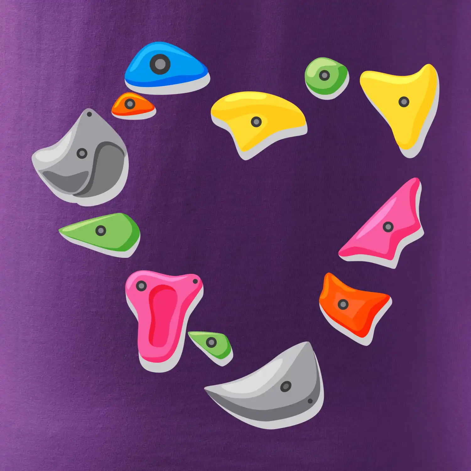 Lezení na stěně - srdce