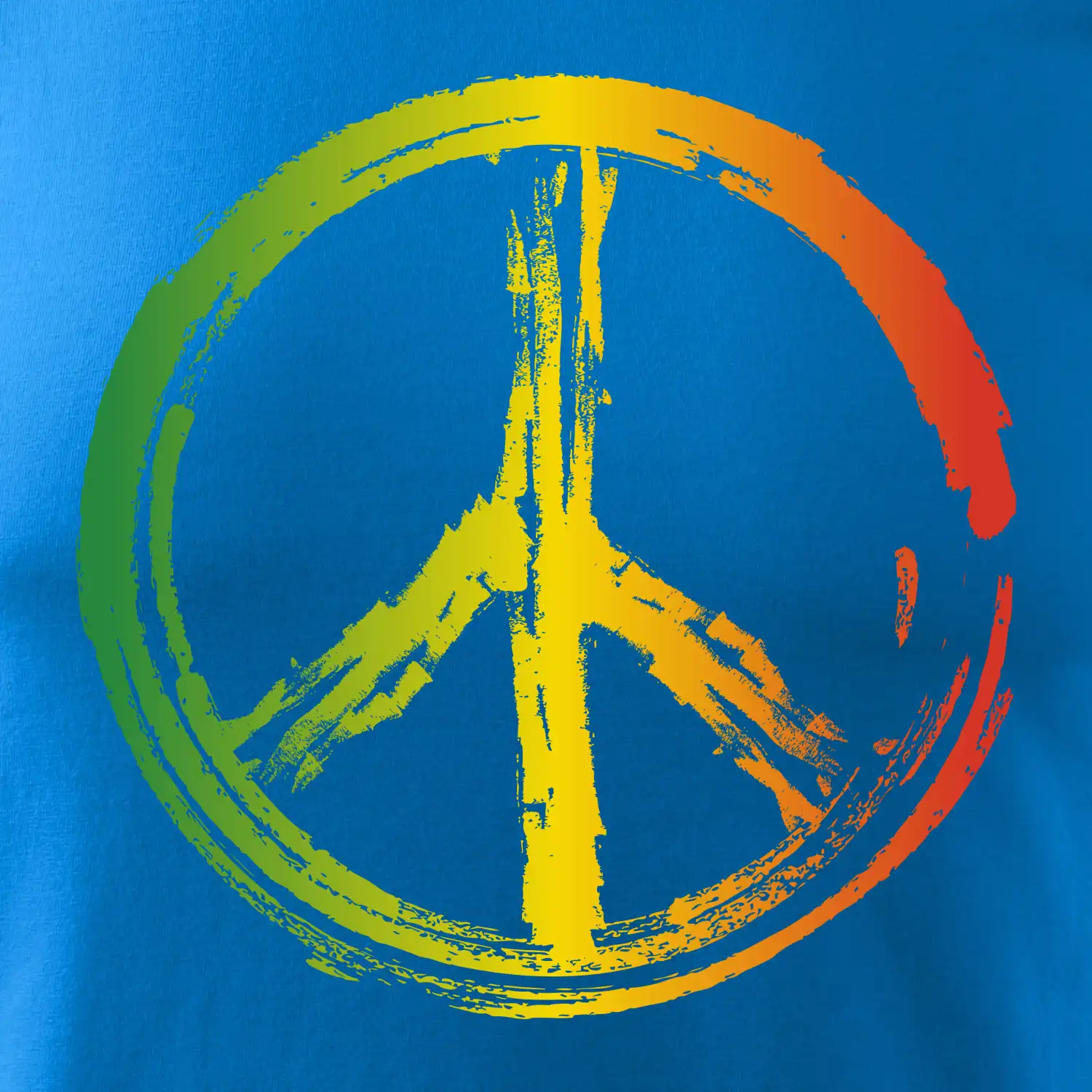 Peace symbol paint