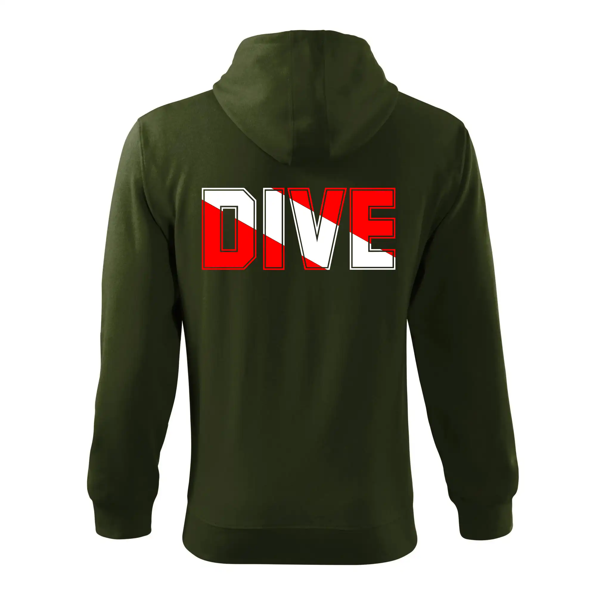 Dive nápis vlajka