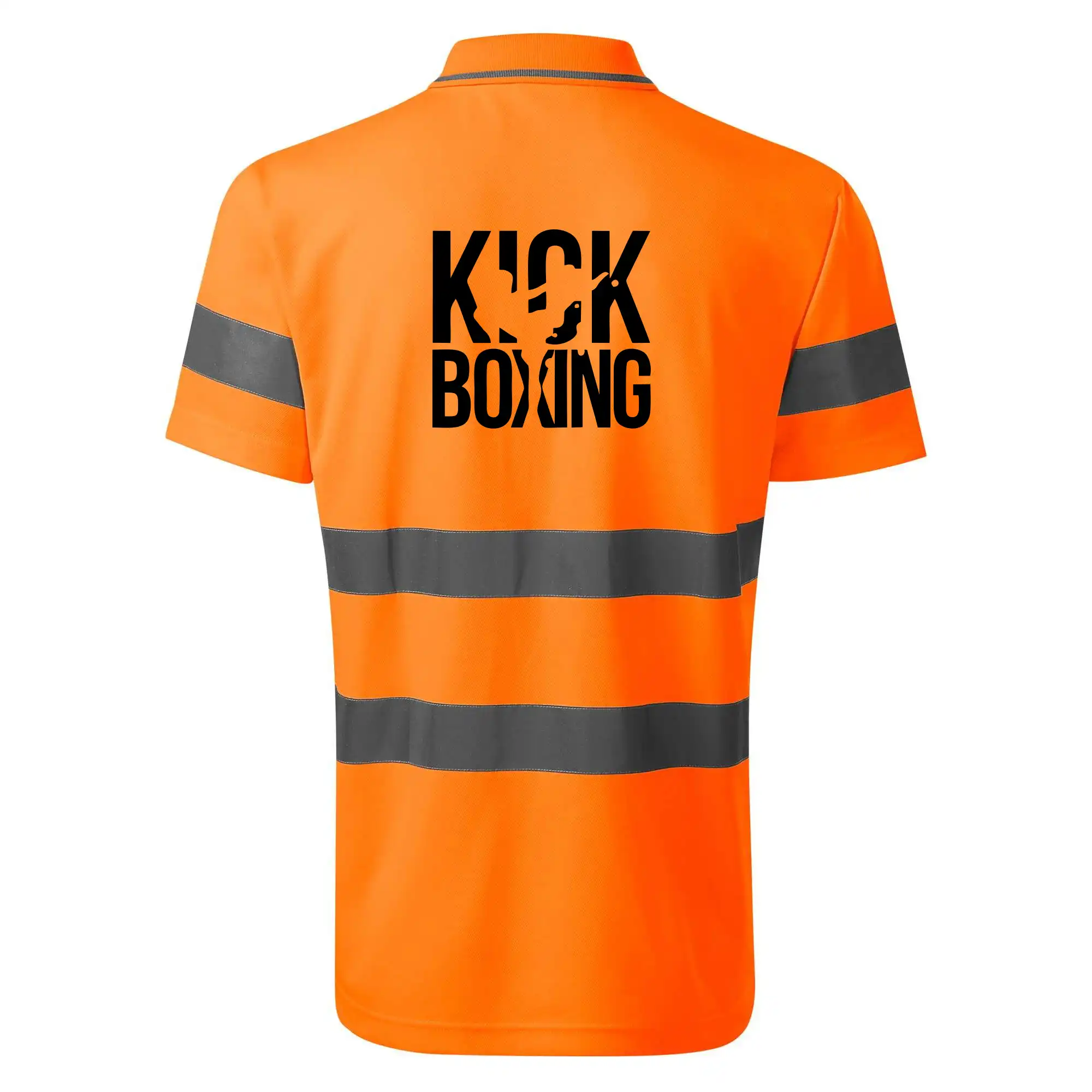 Tričká na box - Nápis Kick Boxing - HV Runway 2V9 - Reflexné polokošeľa