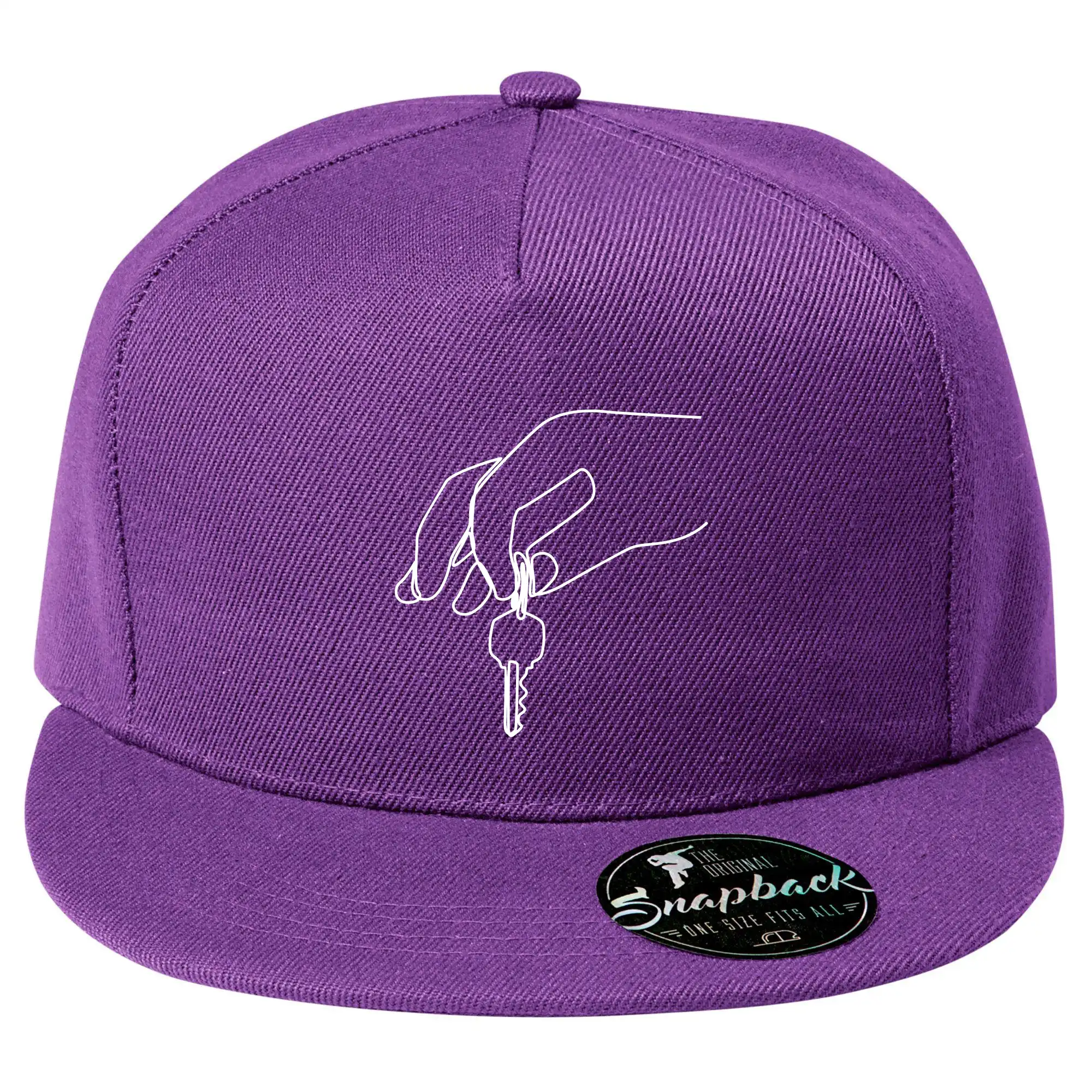 Klíče a ruka jedním tahem