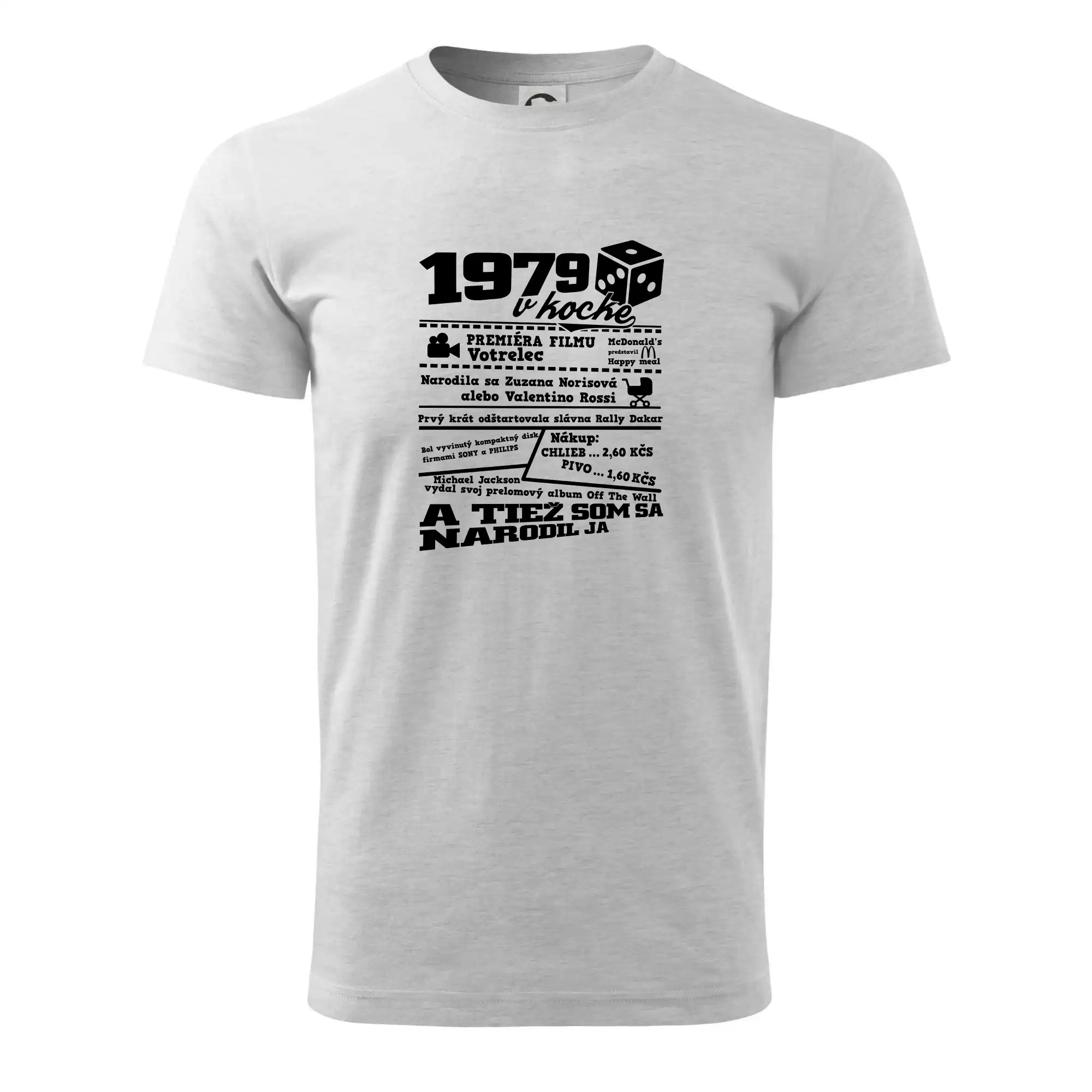 1979 v kocke - Pánske tričko nižšej gramáže