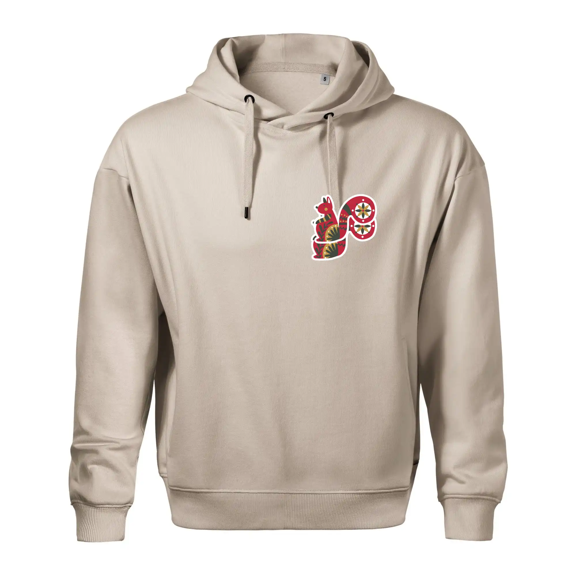 Folklor na prsu veverka