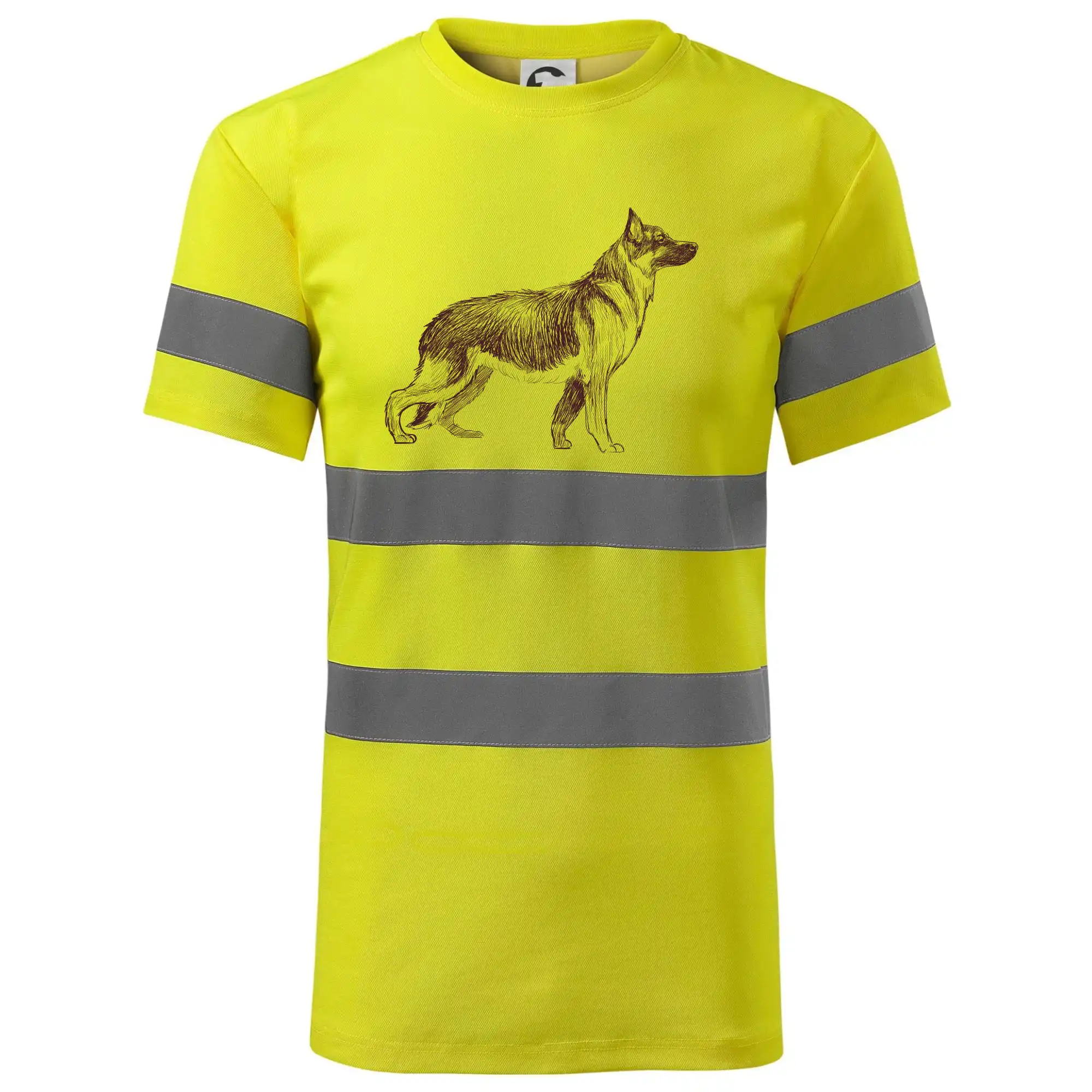 Německý ovčák -  kreslený skica