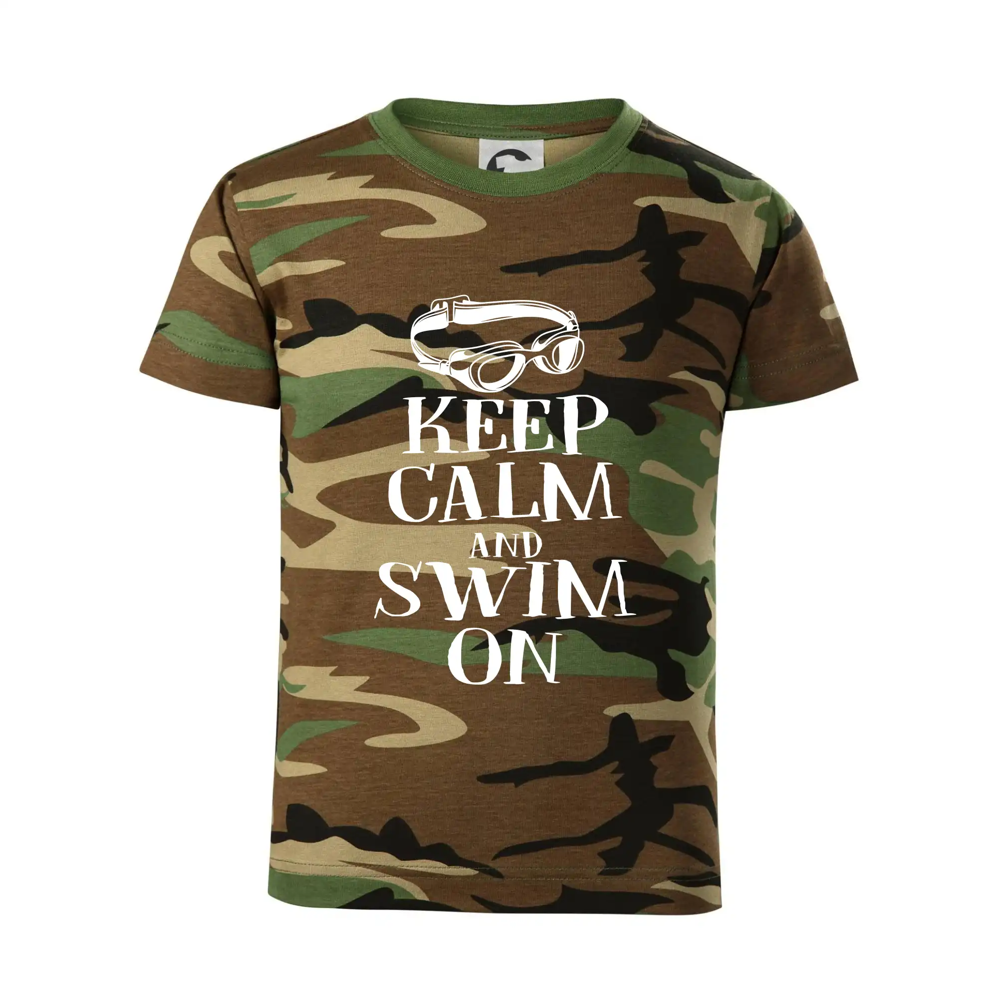 Keep calm and swim on