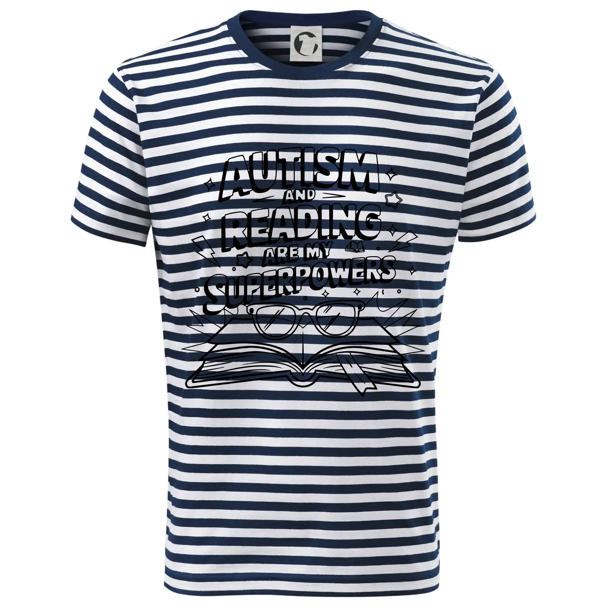 Tričká a mikiny pre autistov - Autism and reading are my superpowers - Dětské triko na vodu