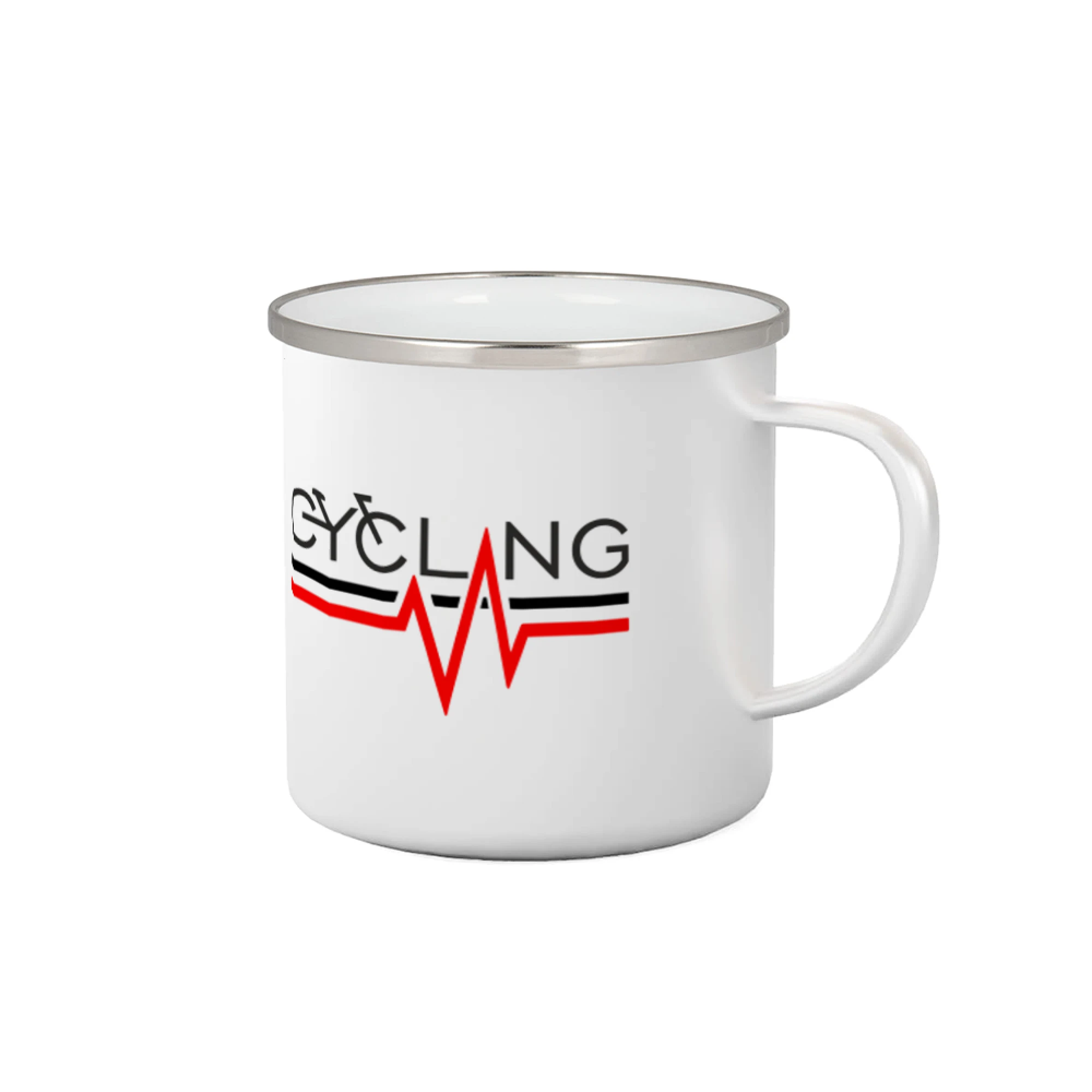 Tričko ako darček pre cyklistu - Cycling ekg - Plecháčik
