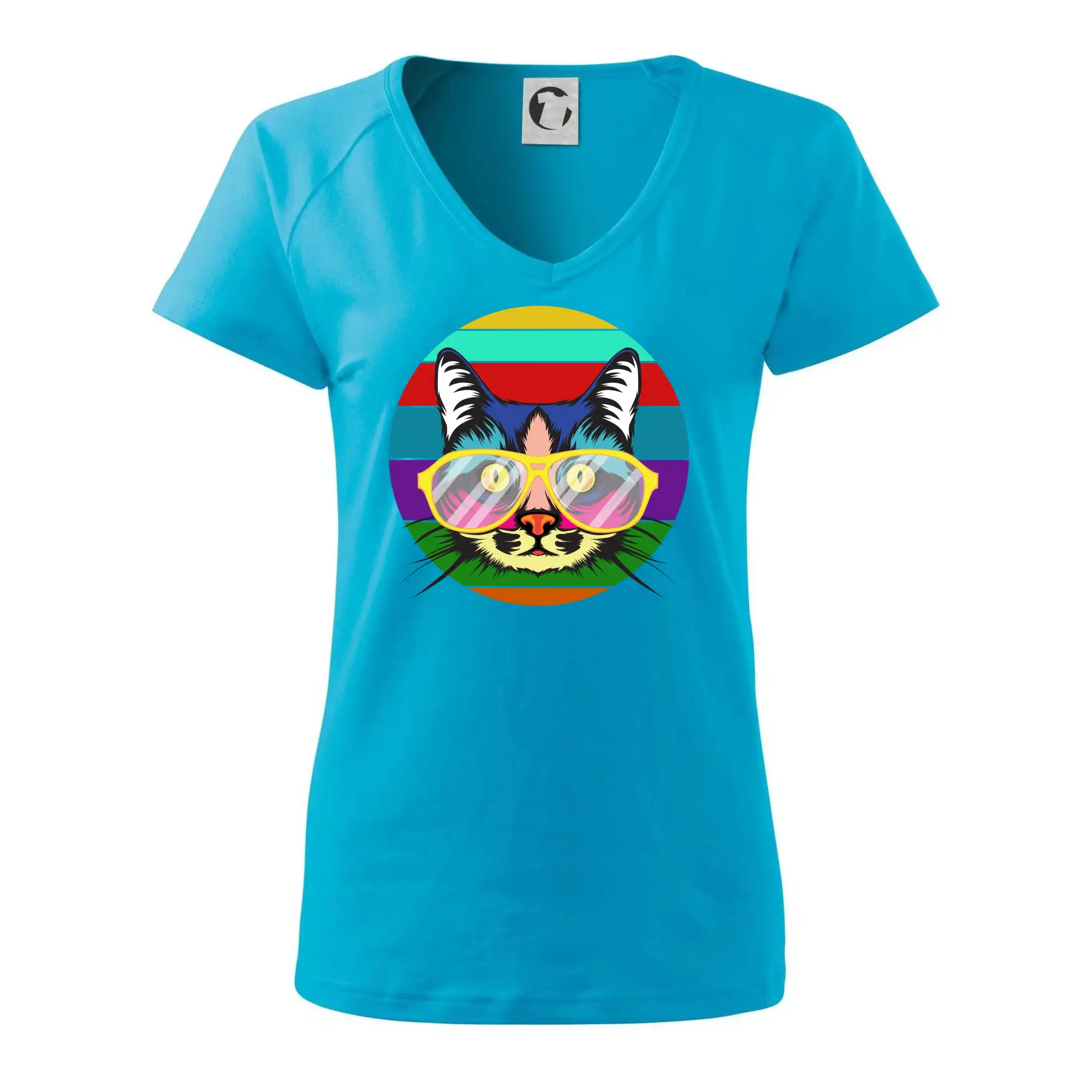 Kočka při barevném západu