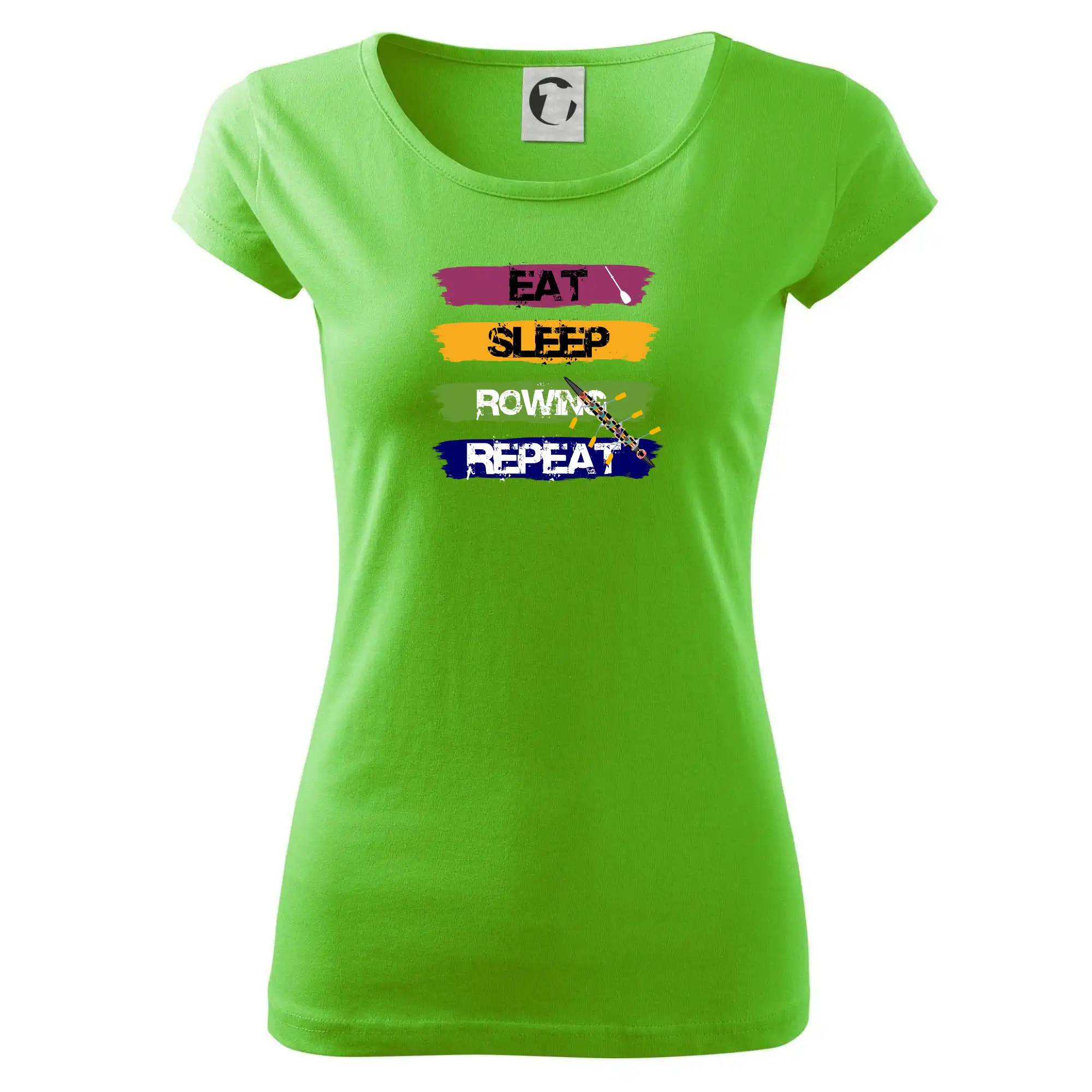 Eat sleep rowing repeat barevné