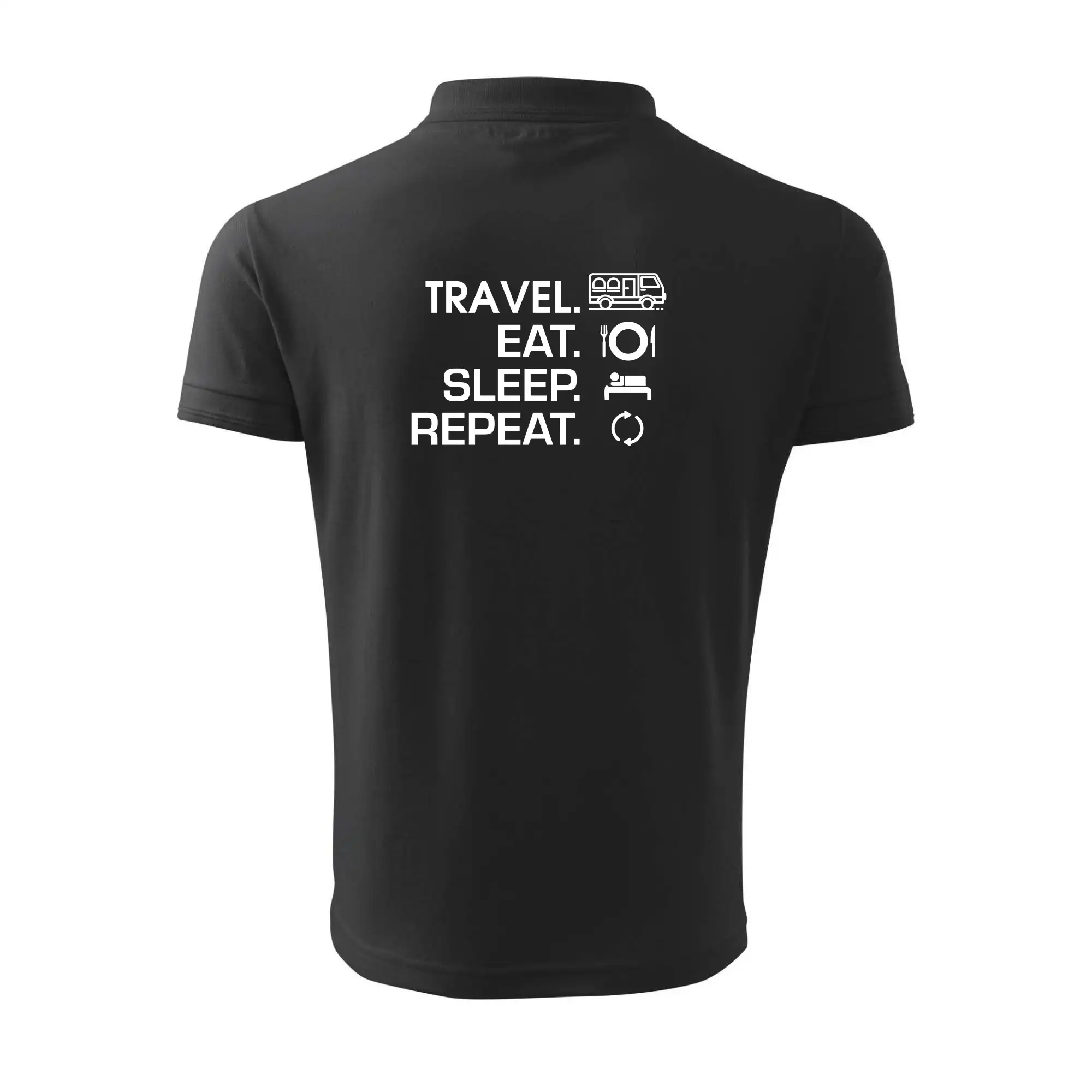Eat sleep travel - Van