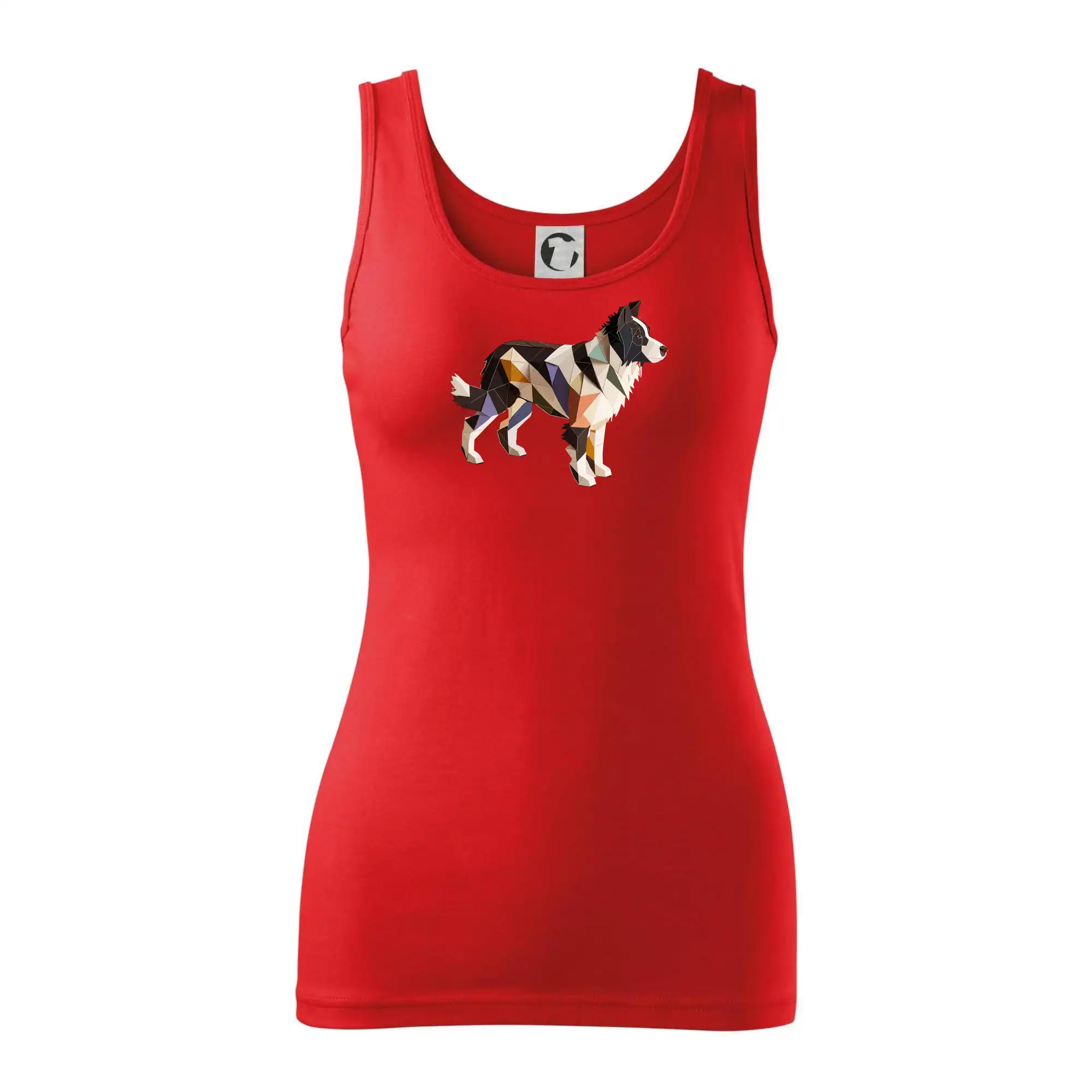 Border colie slepená z papíru