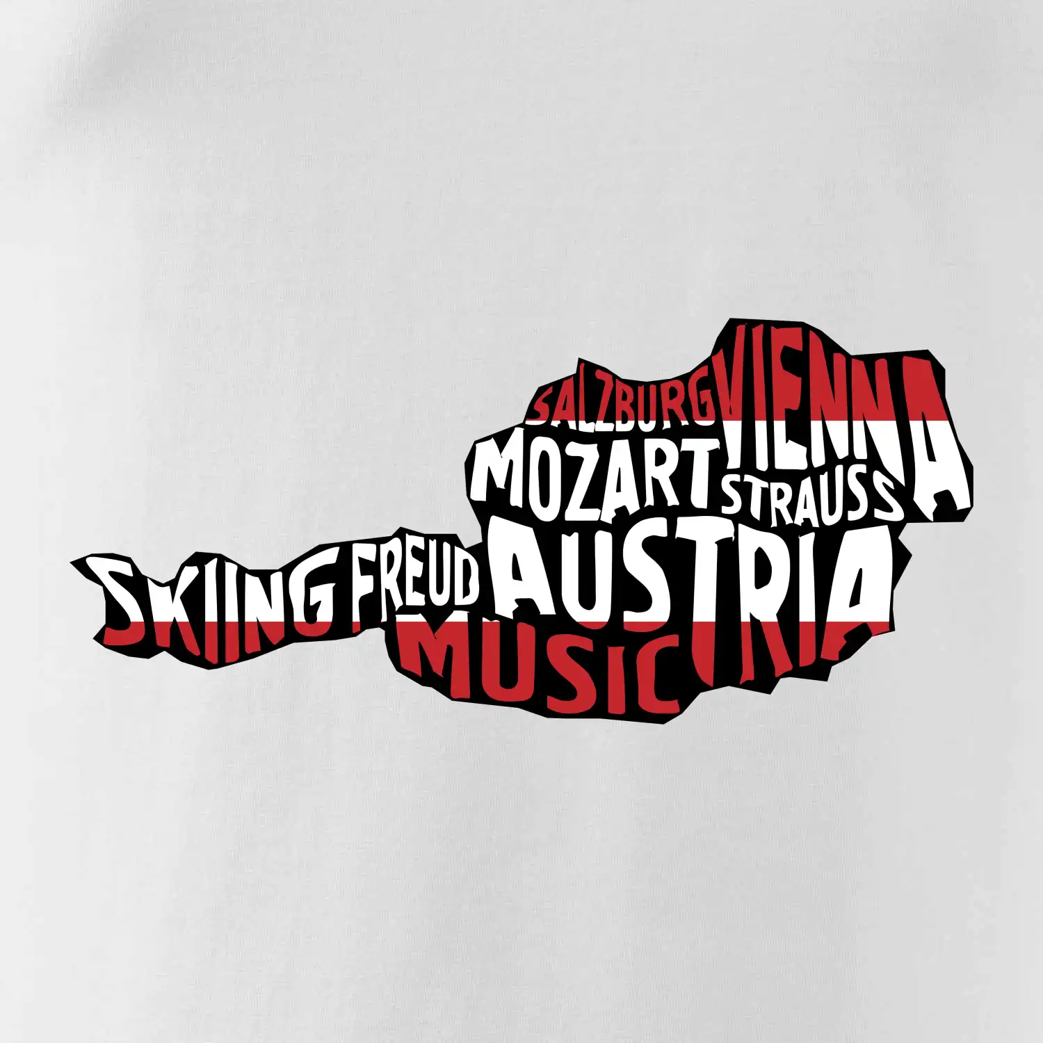 Mapy - názvy měst - Rakousko