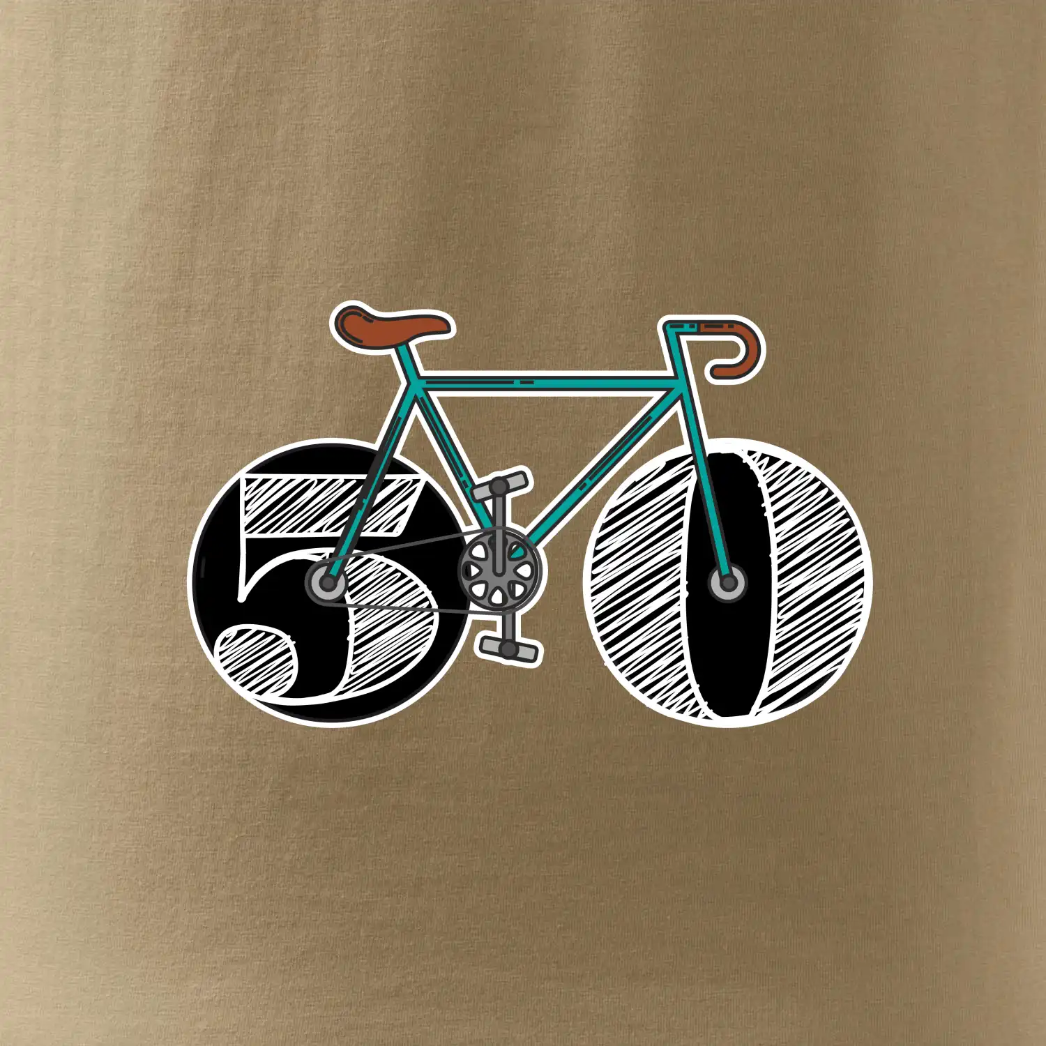 Narozeniny 50 let na kole