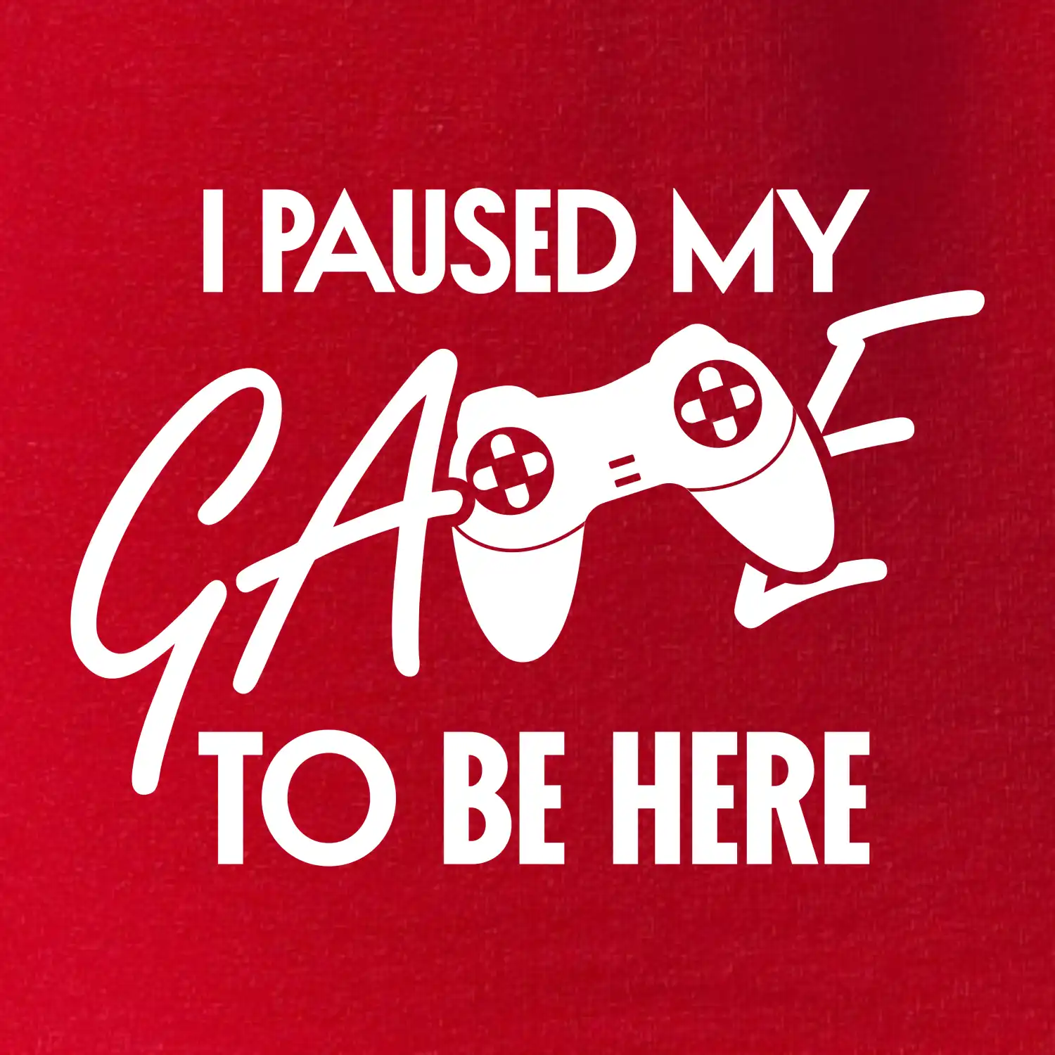 I paused my game to be here