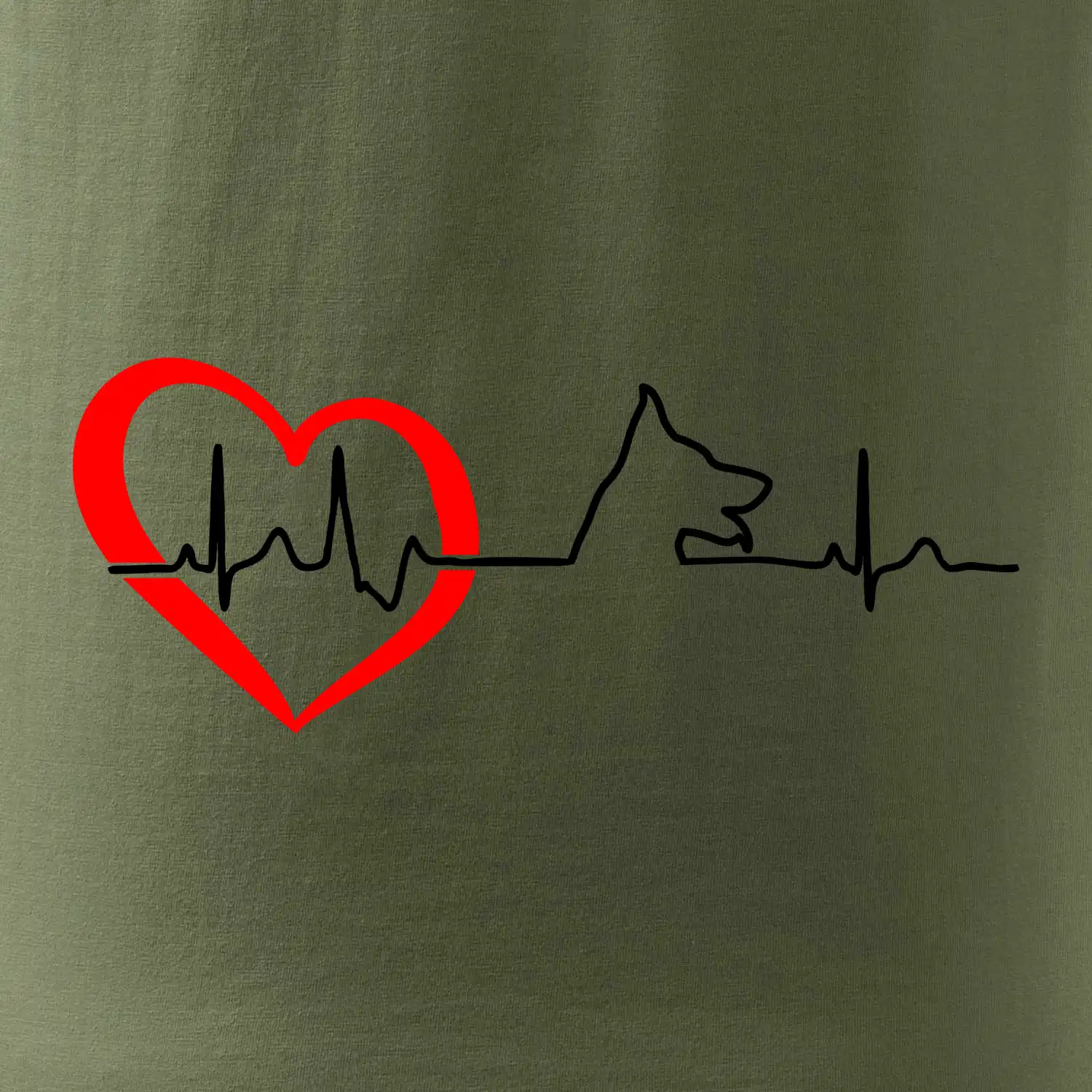 Německý ovčák ekg