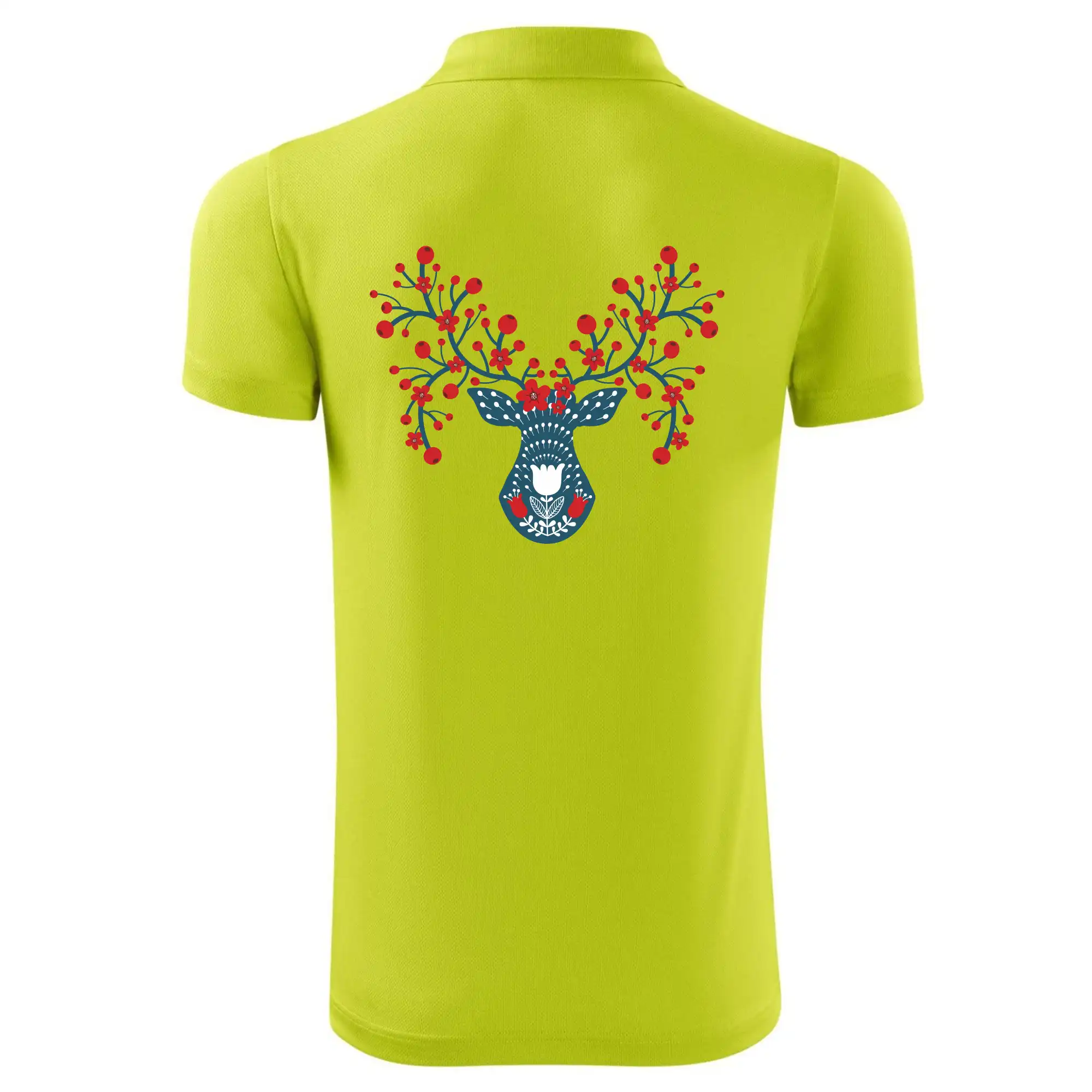 Folklor - jelen s červenými plody