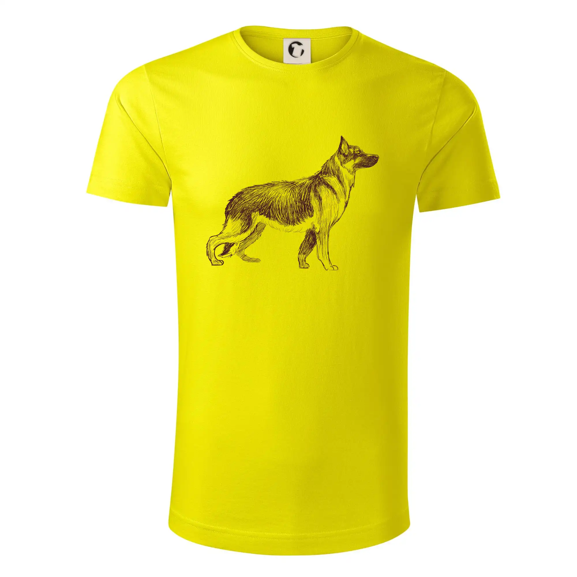 Německý ovčák -  kreslený skica