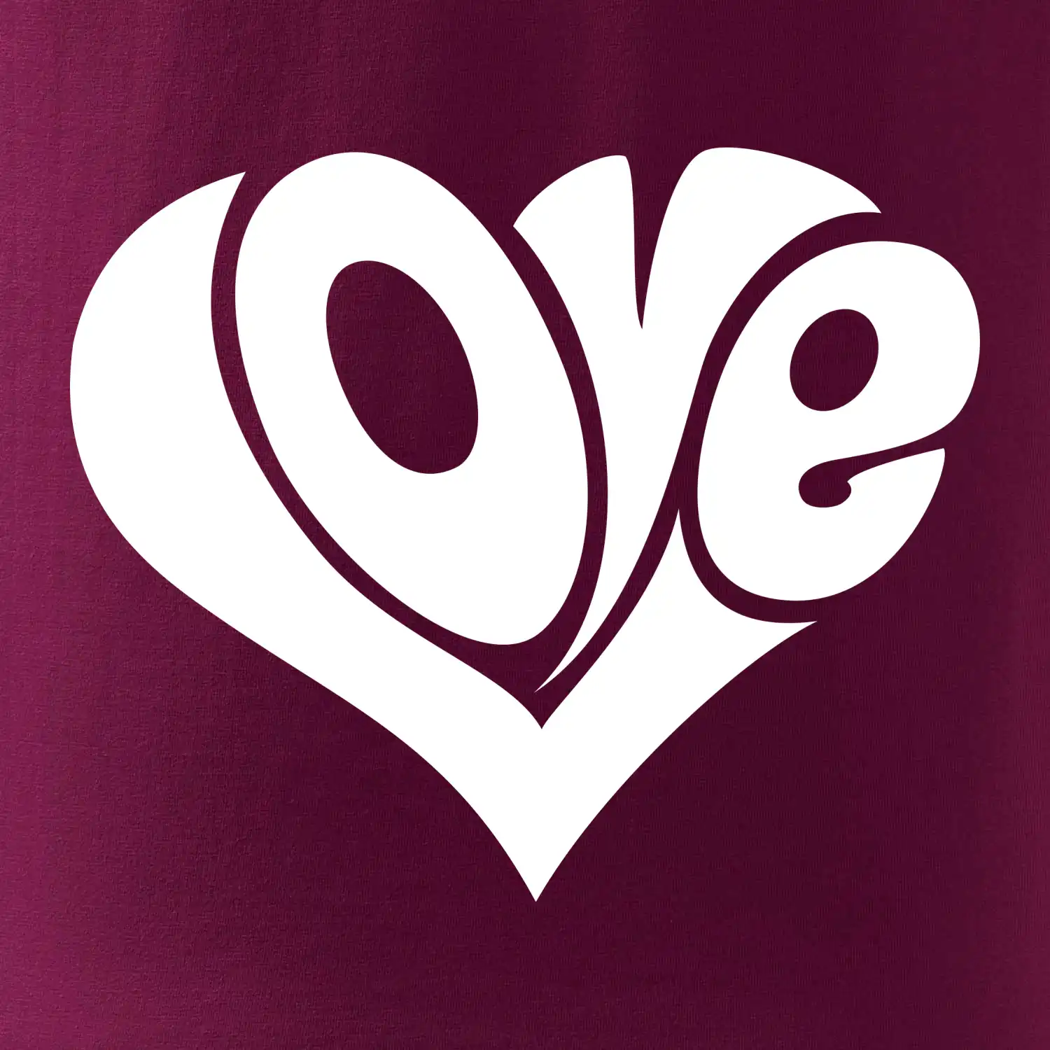 Love nápis jednoduchý