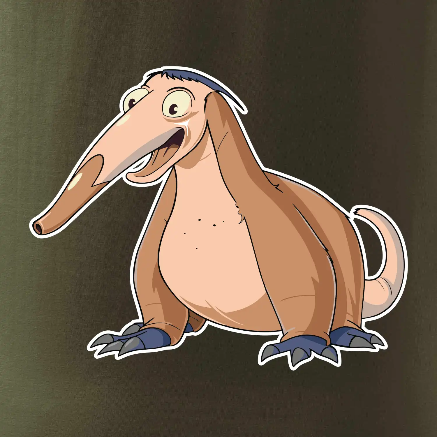 Mravenečník kreslený hnědý