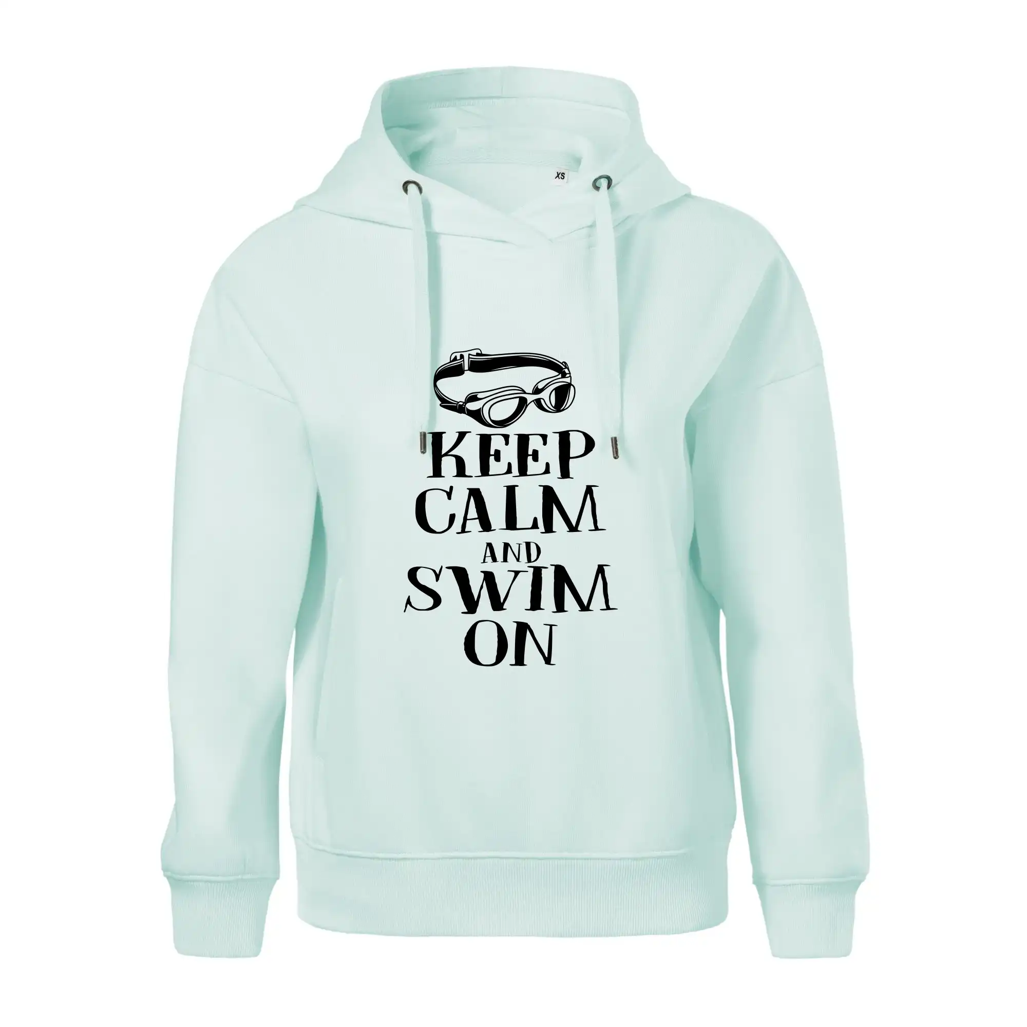 Keep calm and swim on