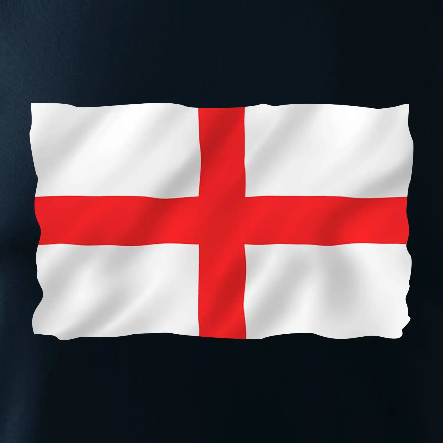 Anglická vlajka vlající