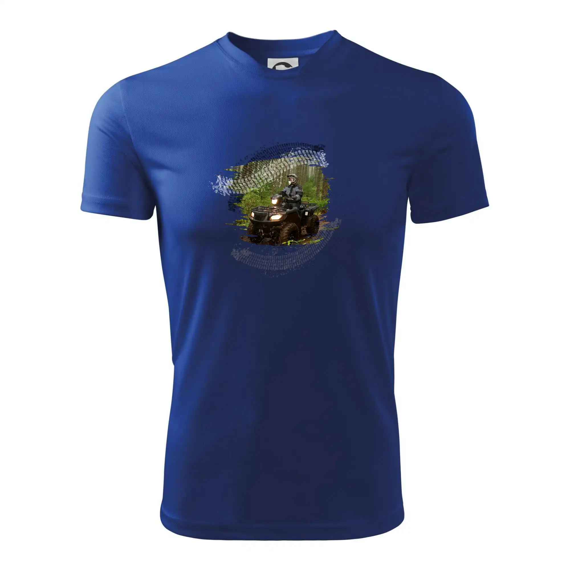 ATV čtyřkolka v lese