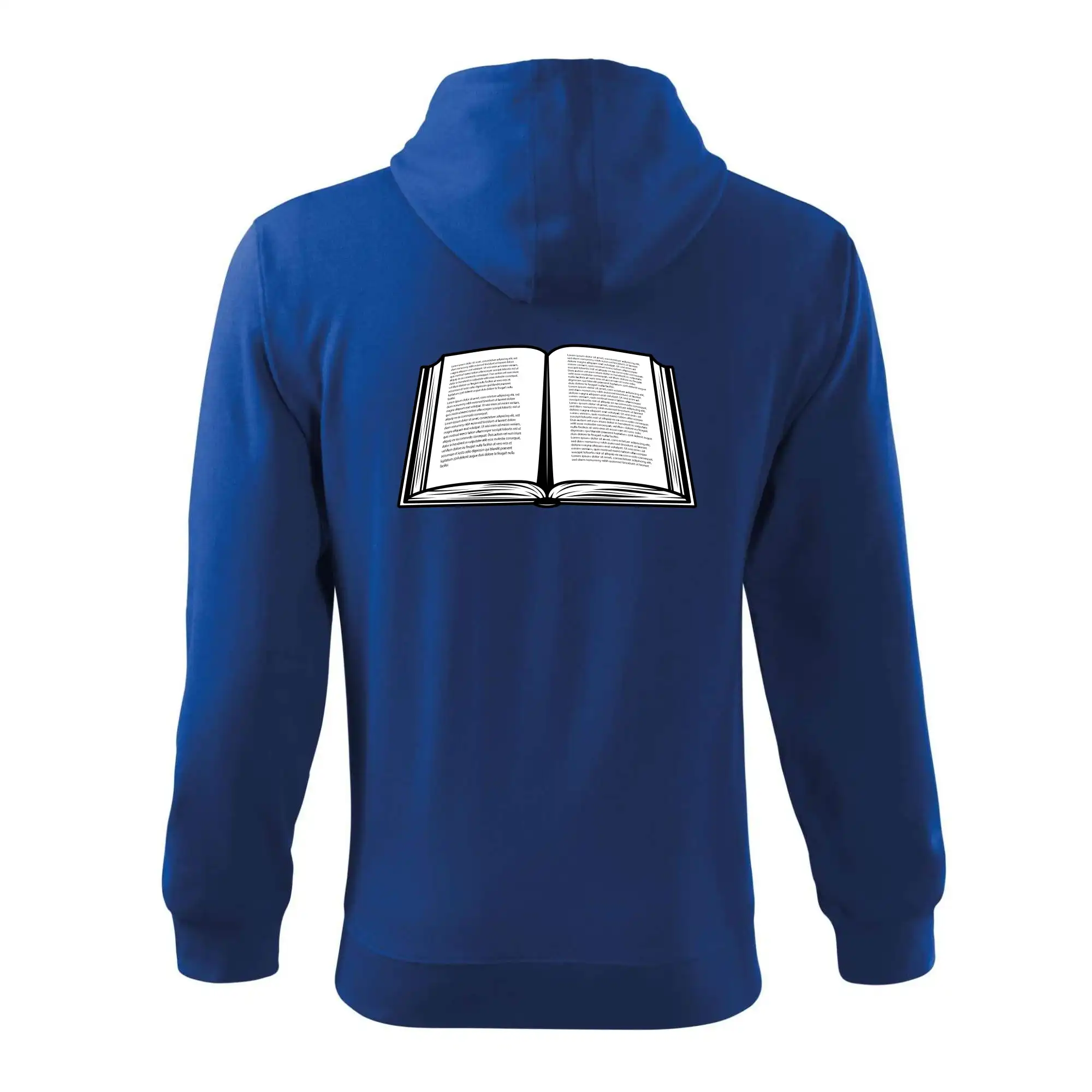 Kniha černobílá otevřená s textem