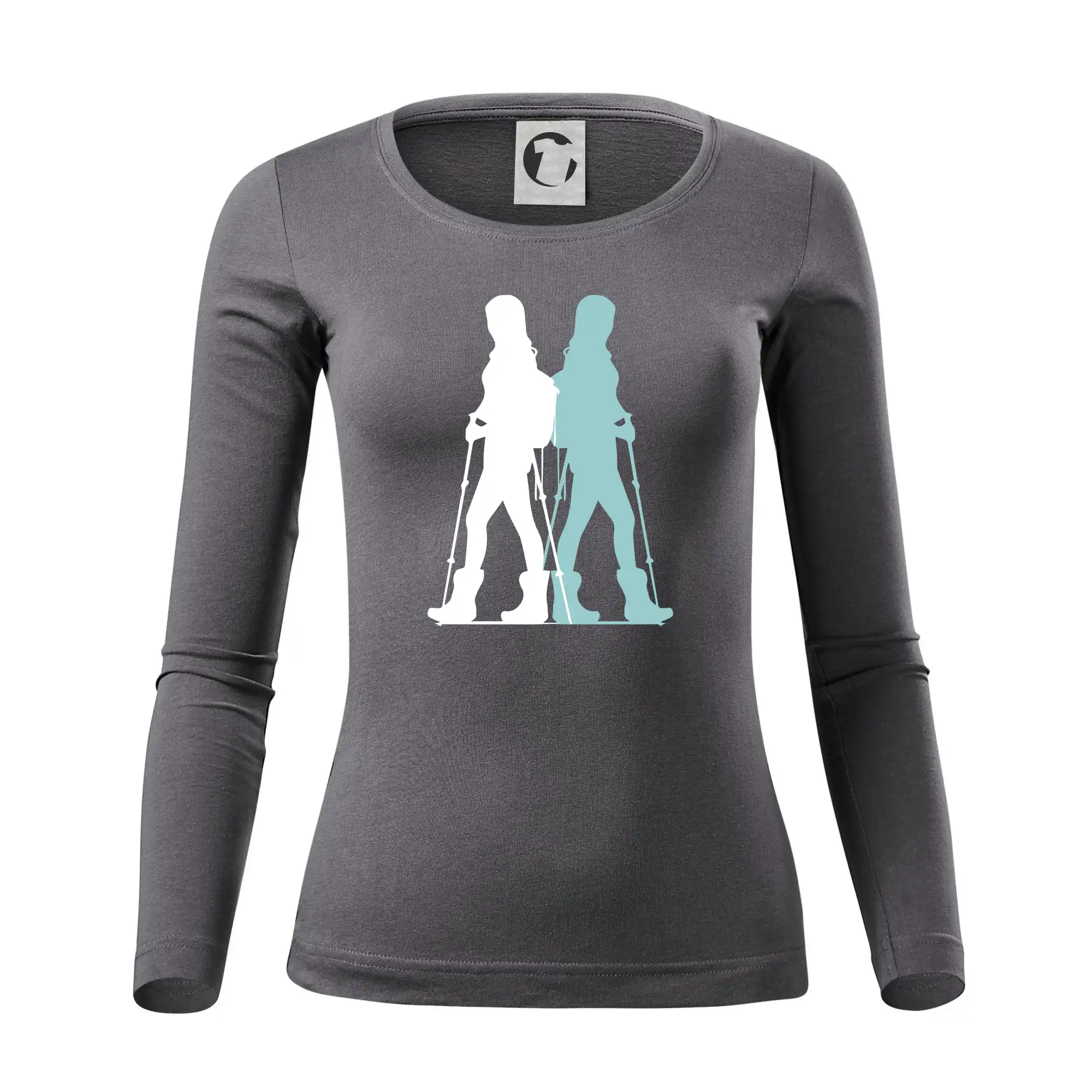 Nordic walking figury - žena