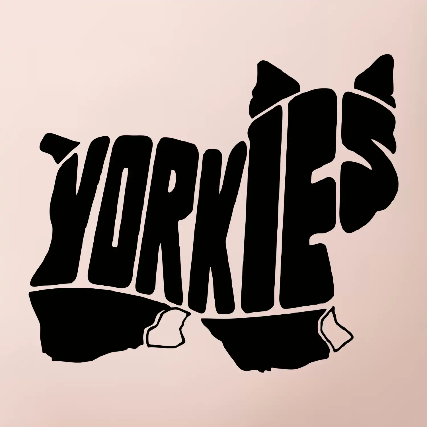 Jorkšírský teriér - Yorkie - Nápis v těle