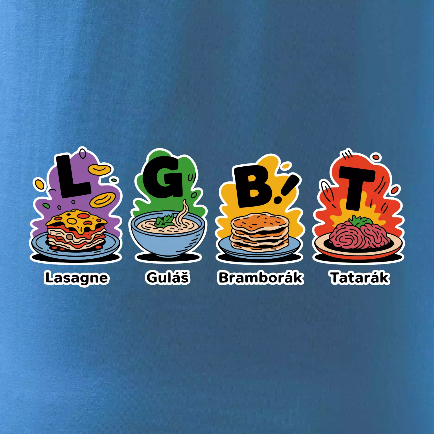 LGBT - Lasagne, Guláš, Bramborák, Tatarák
