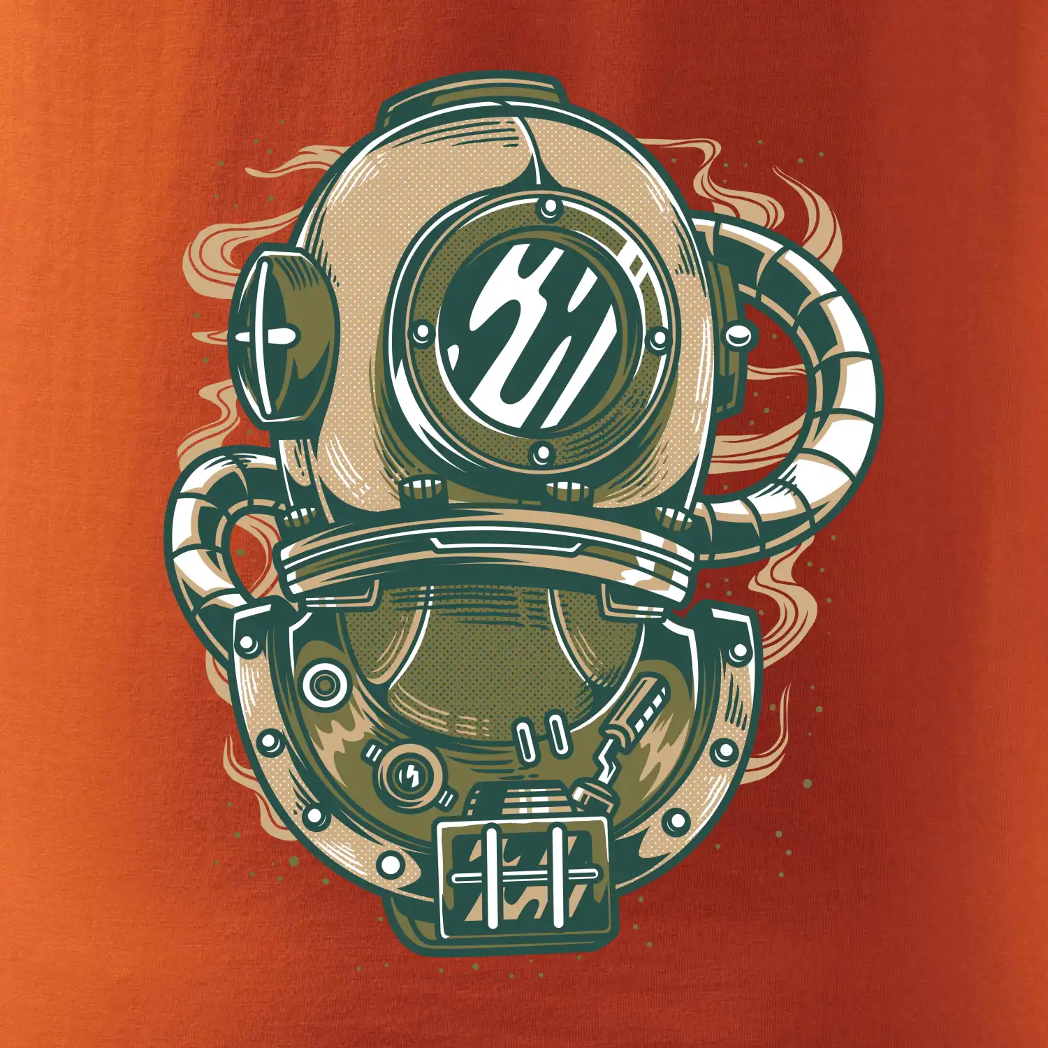 Starý potapěčský skafandr