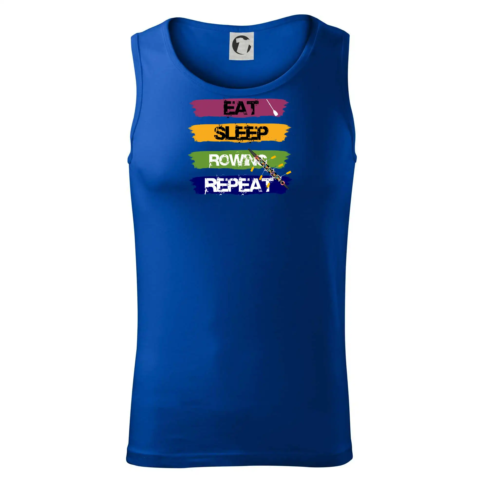 Eat sleep rowing repeat barevné