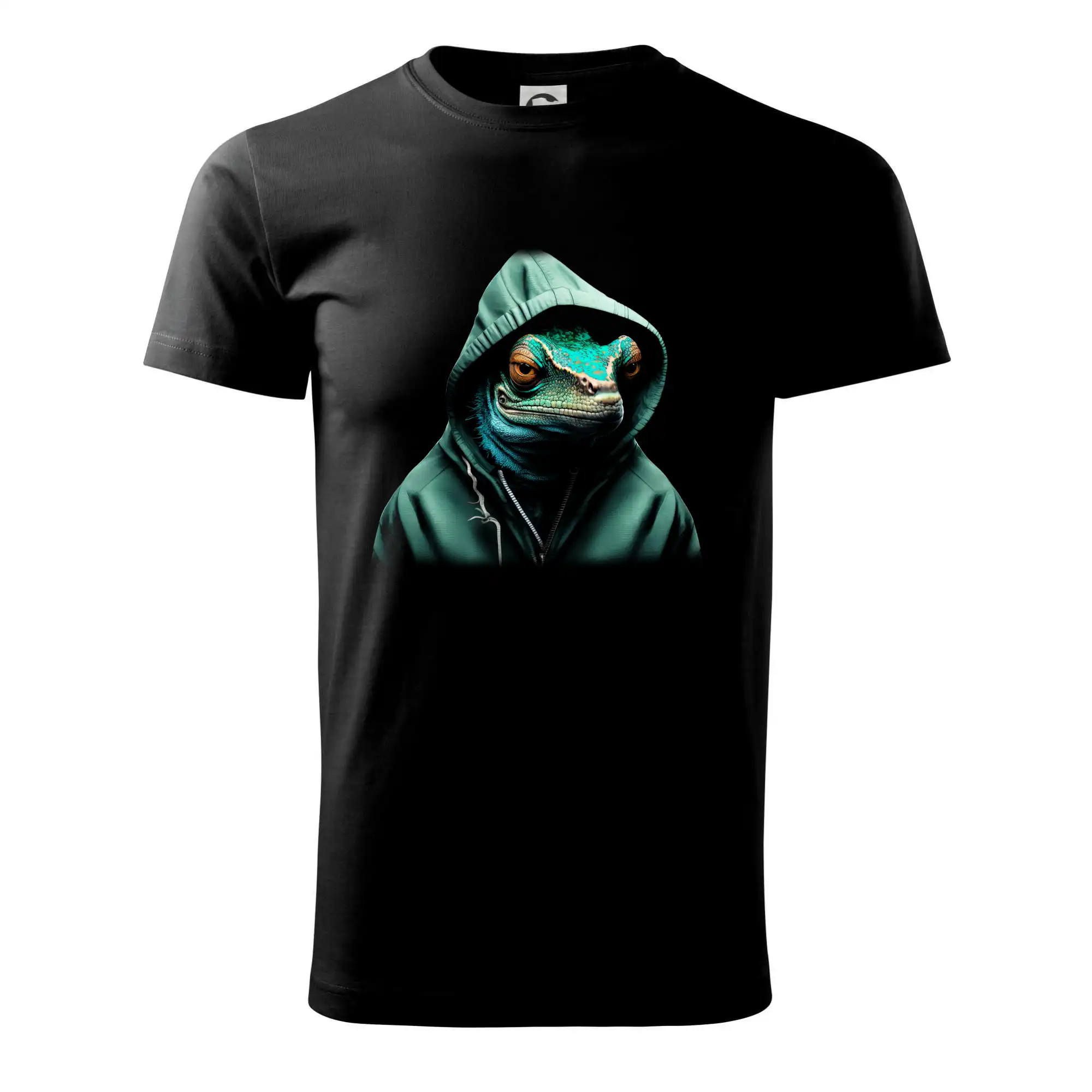 Chameleon v mikině