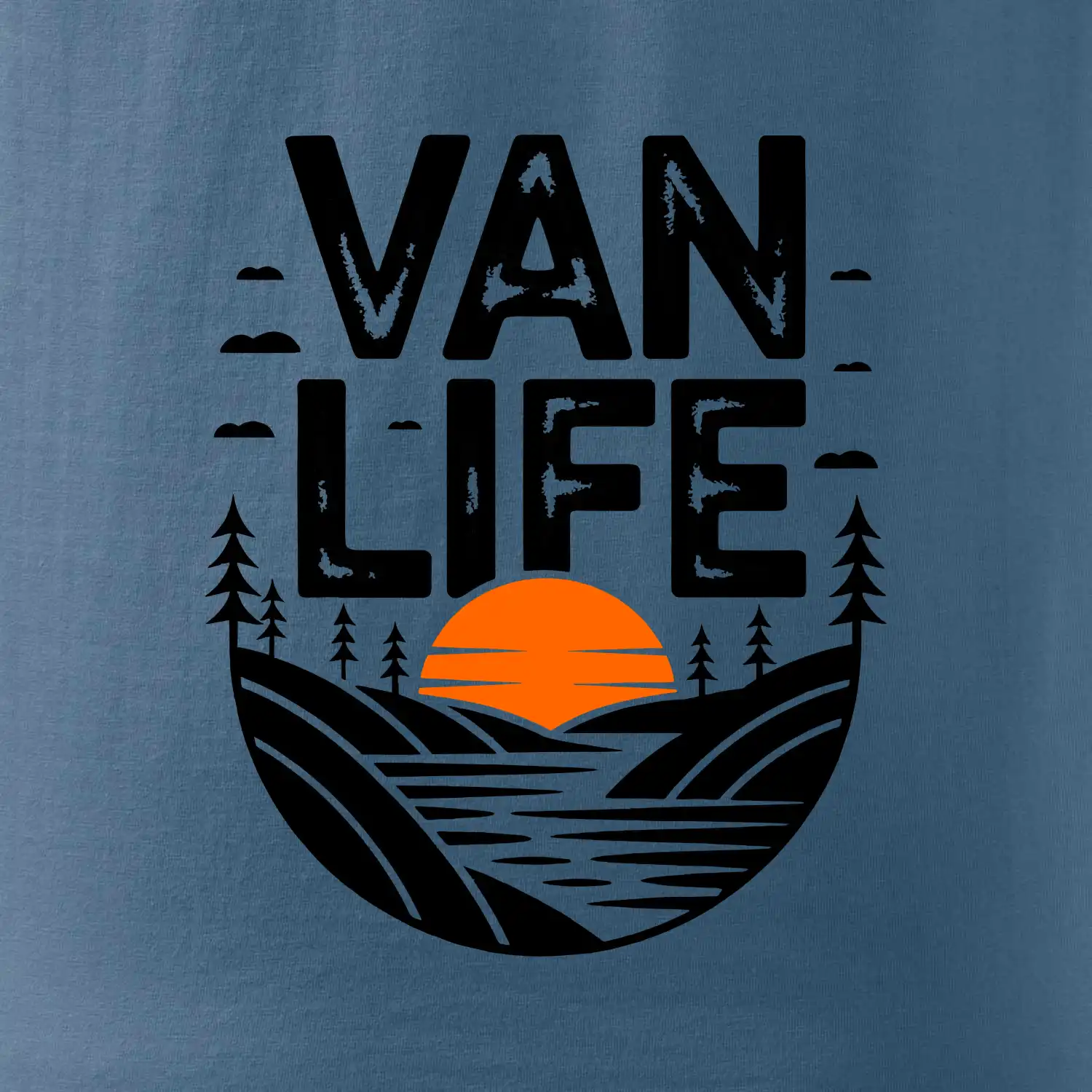 Van life a  Západ slunce