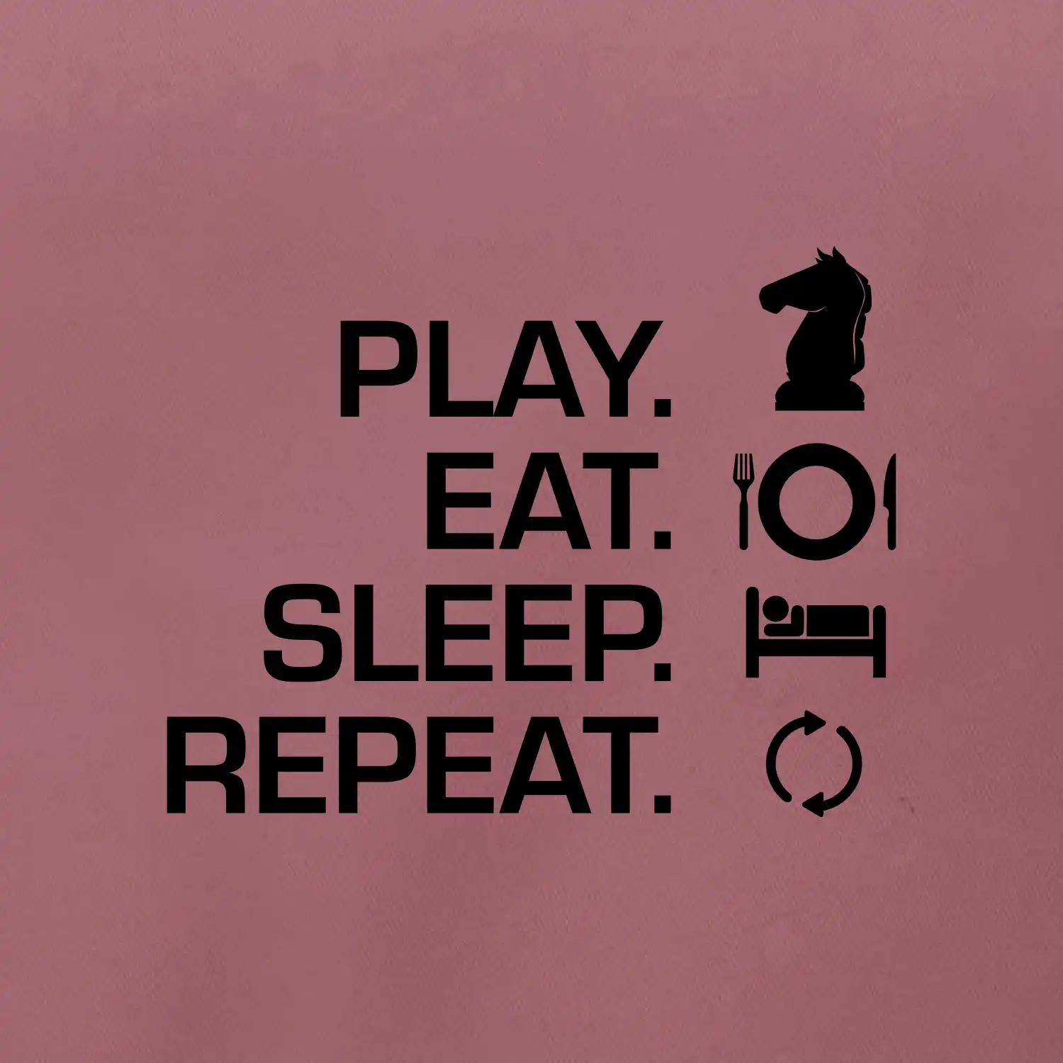 Eat sleep play - šachy