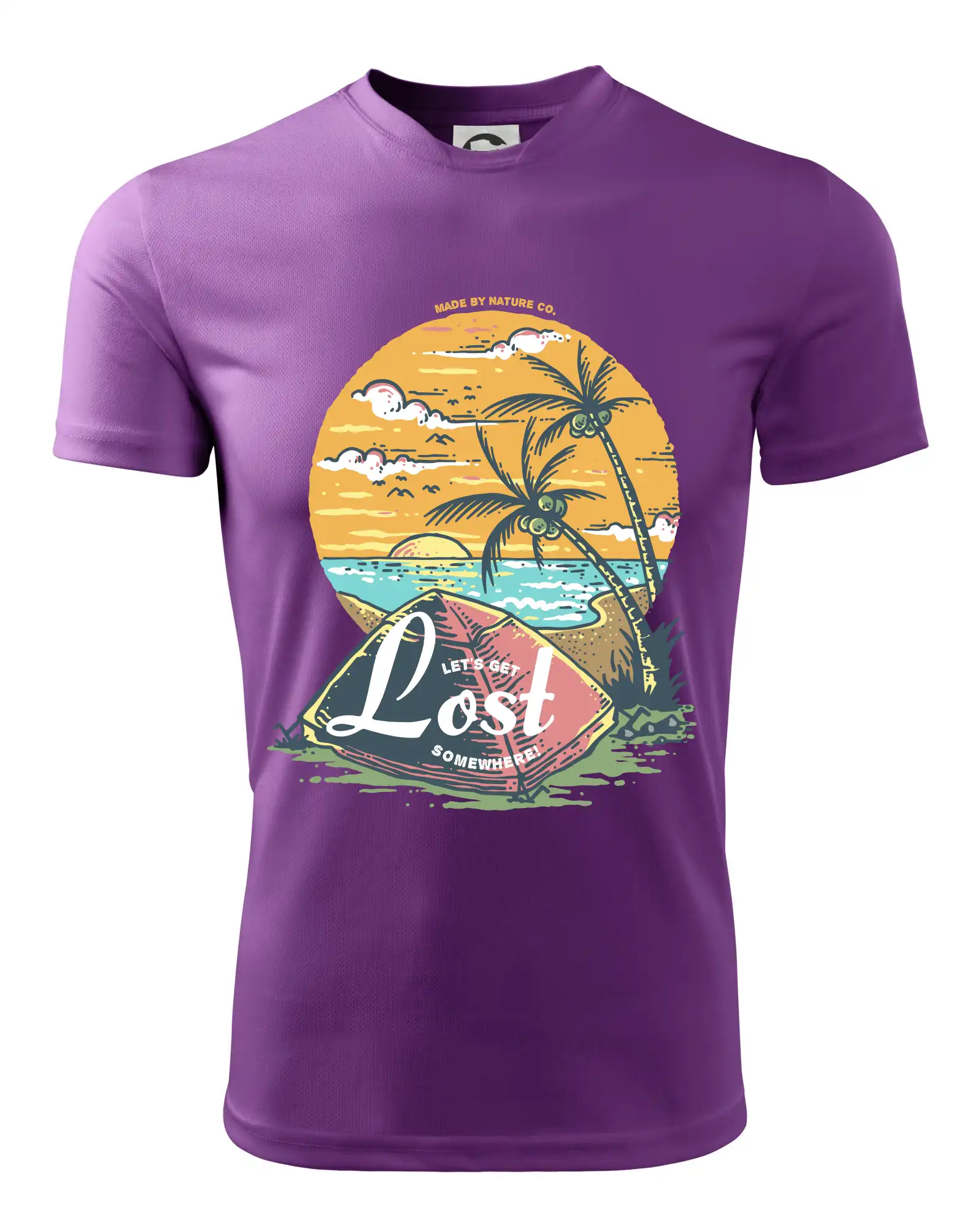 Beach camping get lost somewhere