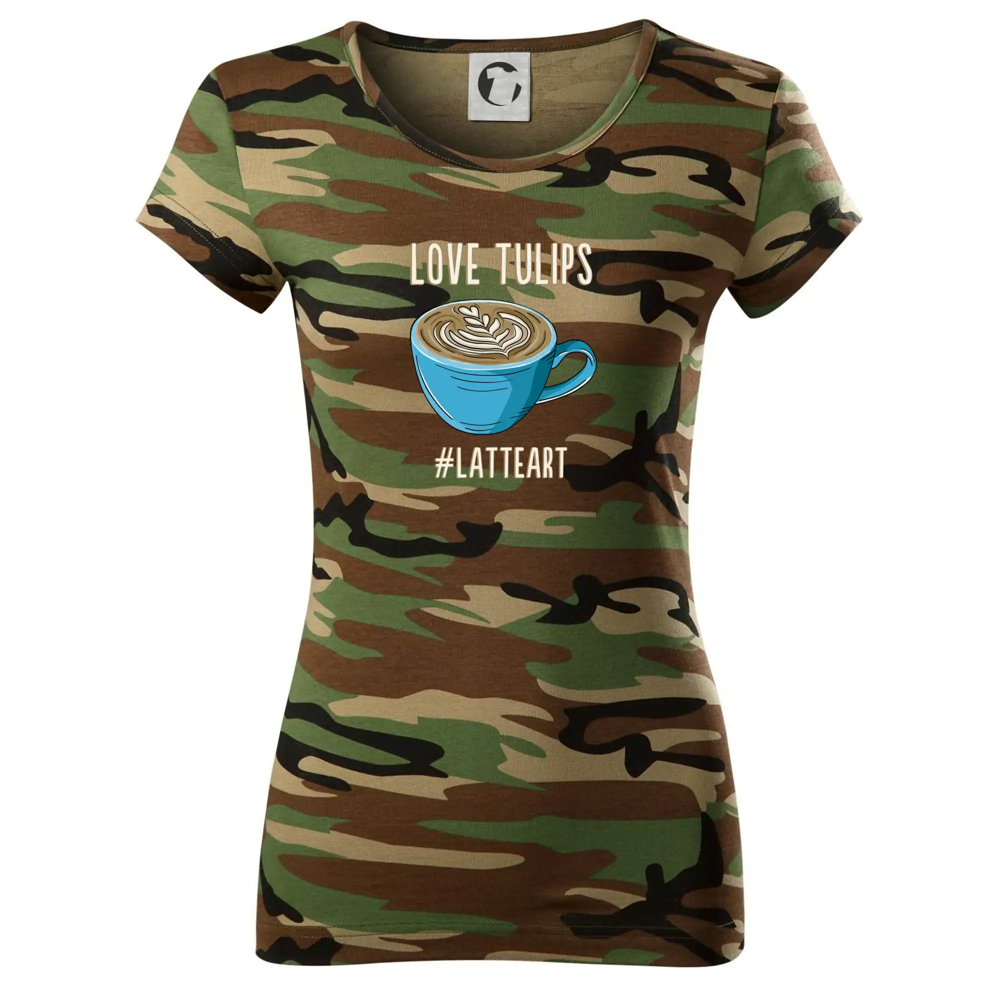 Love tulips - latteart (Radek Pilař ART)