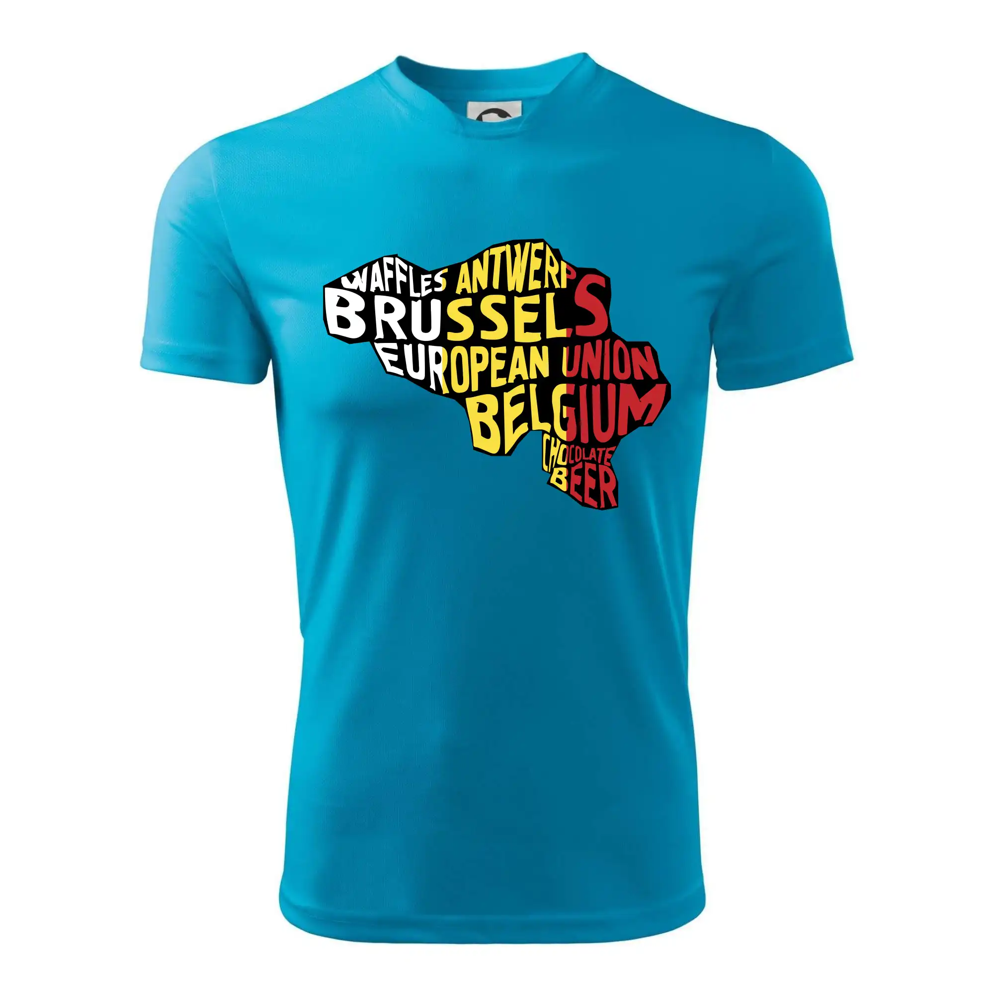 Mapy - názvy měst - Belgie